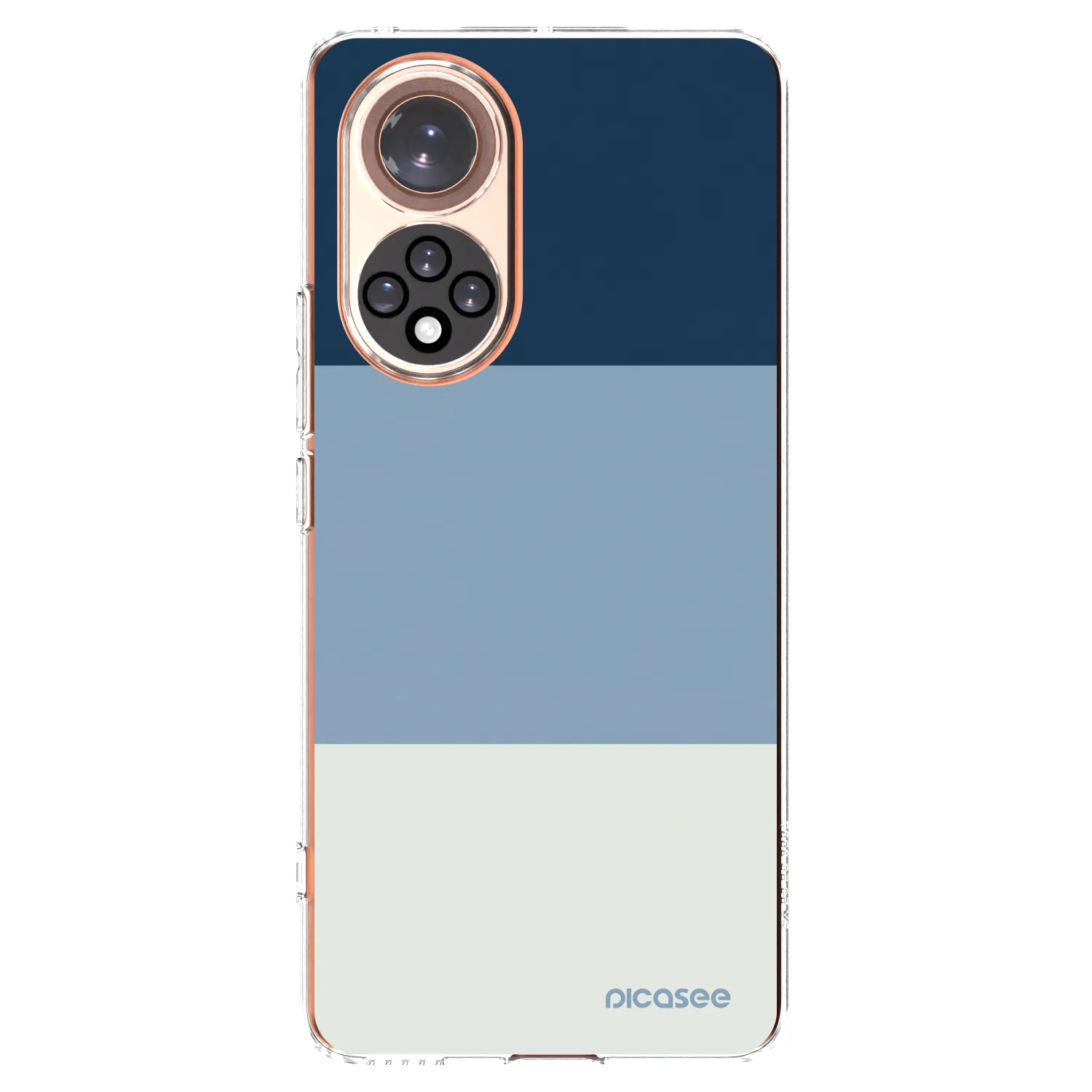 Picasee Honor 50 5G Hülle - Transparentes Silikon - Coastal Blue