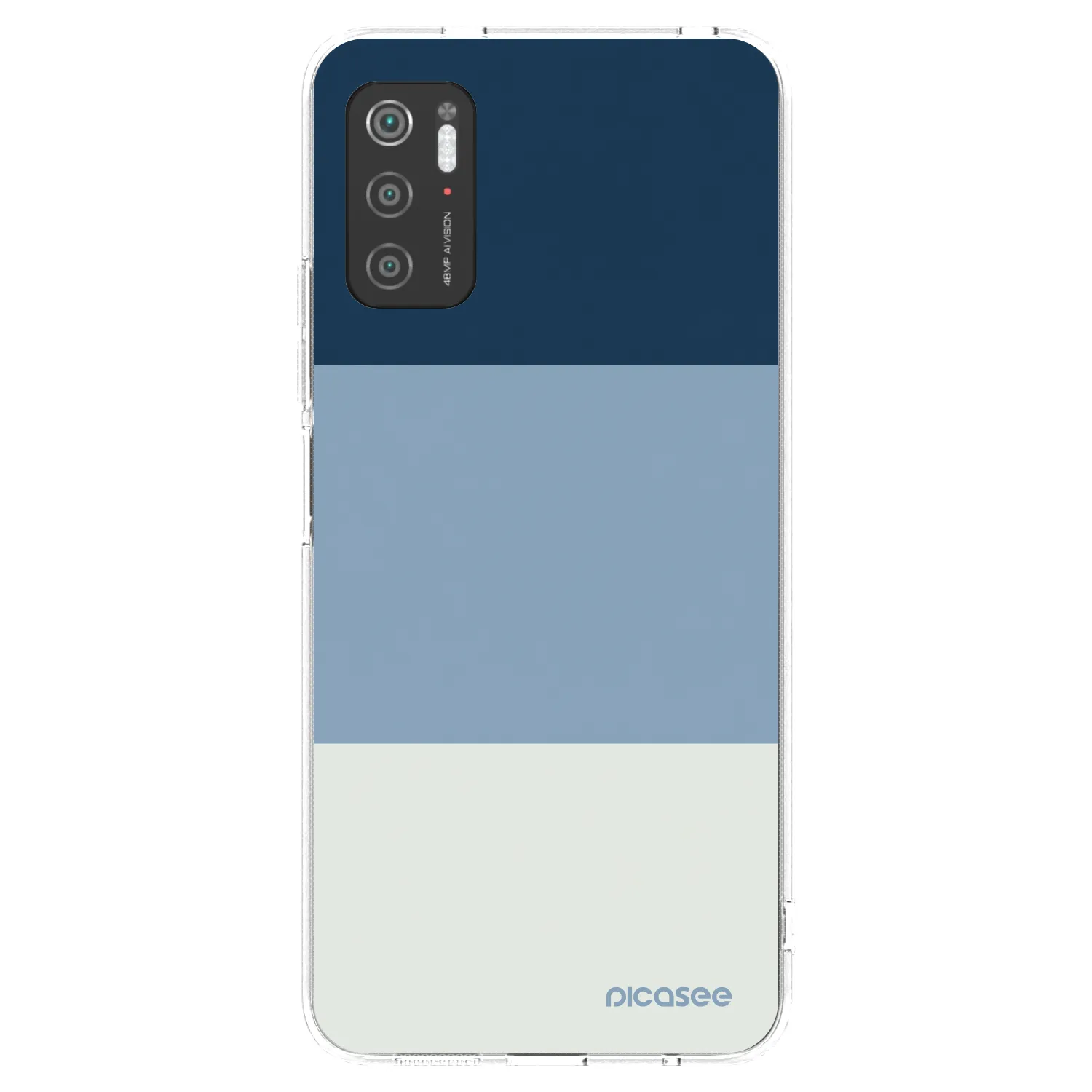 Picasee Xiaomi Poco M3 Pro 5G Hülle - Transparentes Silikon - Coastal Blue
