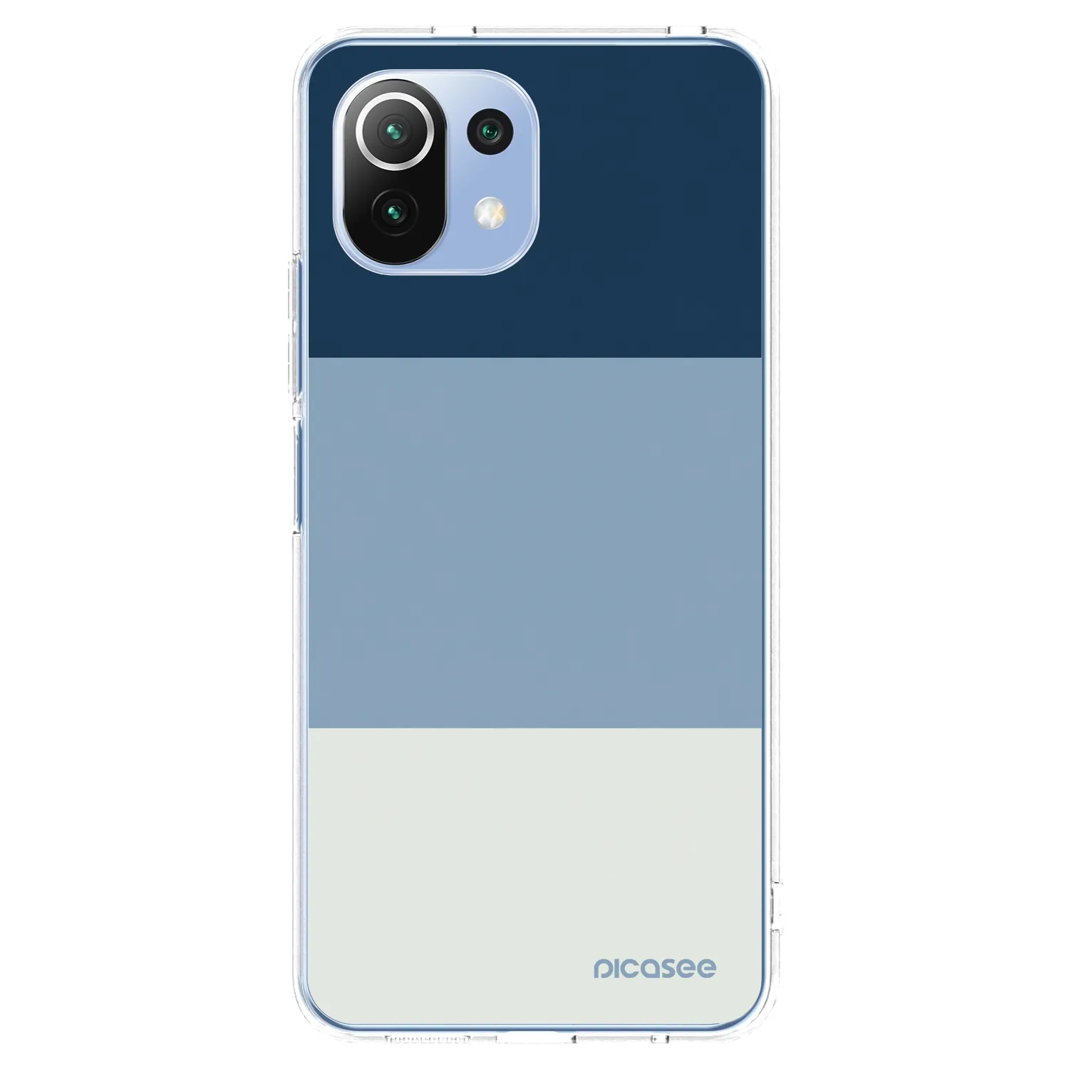 Picasee Xiaomi 11 Lite 5G NE Hülle - Transparentes Silikon - Coastal Blue