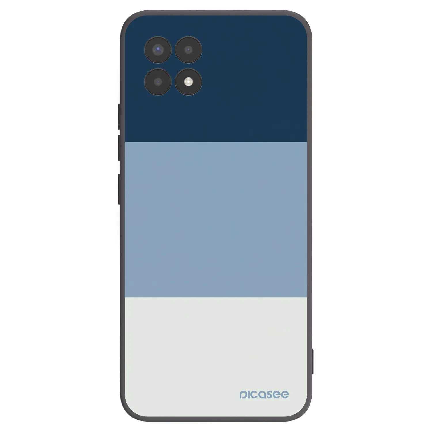 Picasee Realme 8i Hülle - Schwarzes Silikon - Coastal Blue