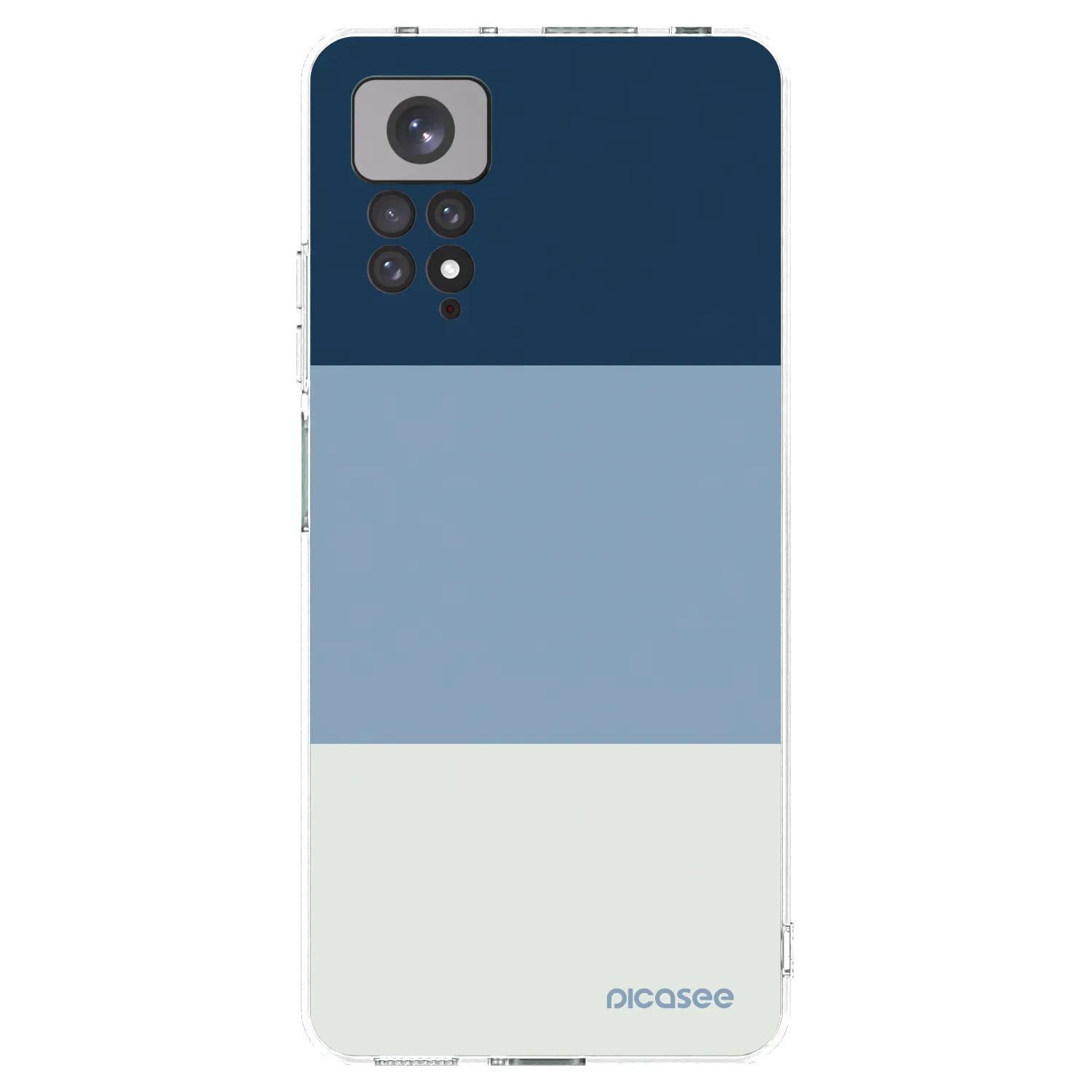 Picasee Xiaomi Redmi Note 11 Hülle - Transparentes Silikon - Coastal Blue