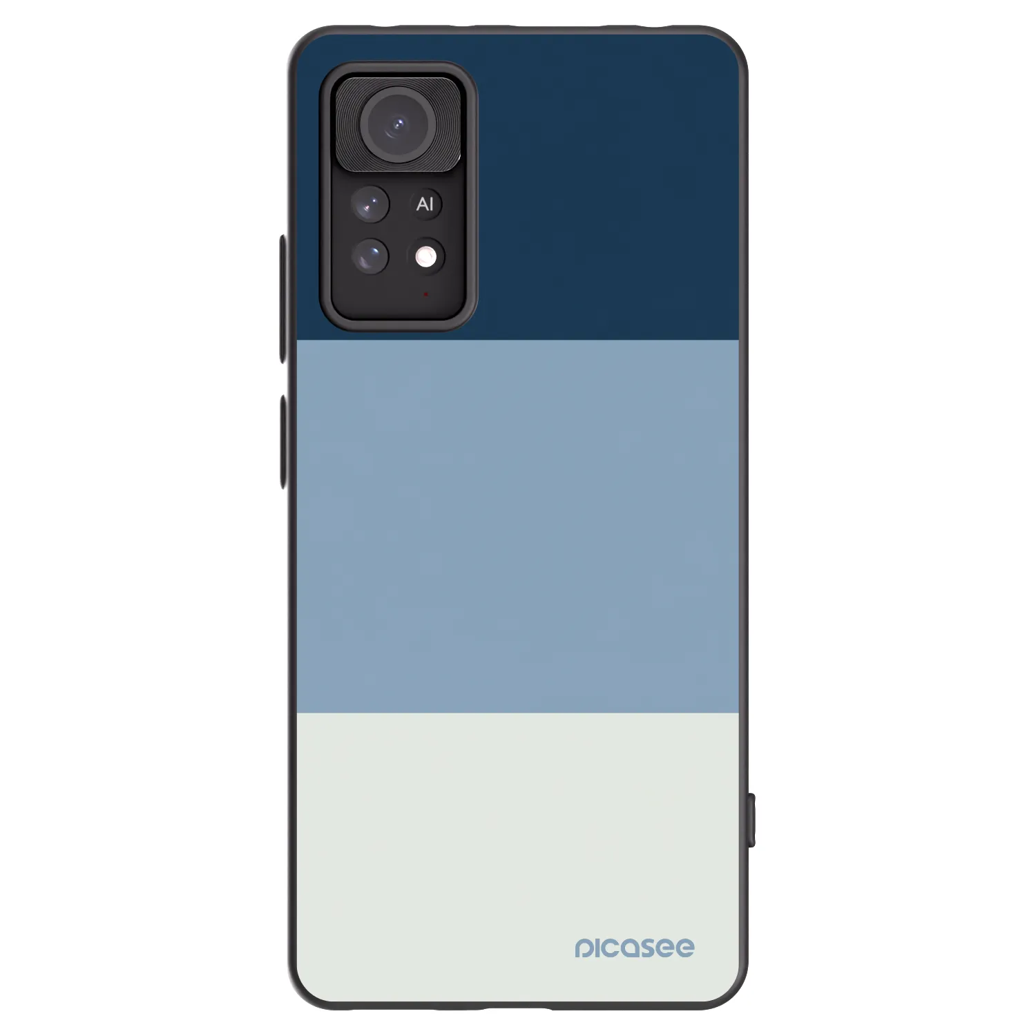 Picasee Xiaomi Redmi Note 11 Pro Hülle - Schwarzes Silikon - Coastal Blue