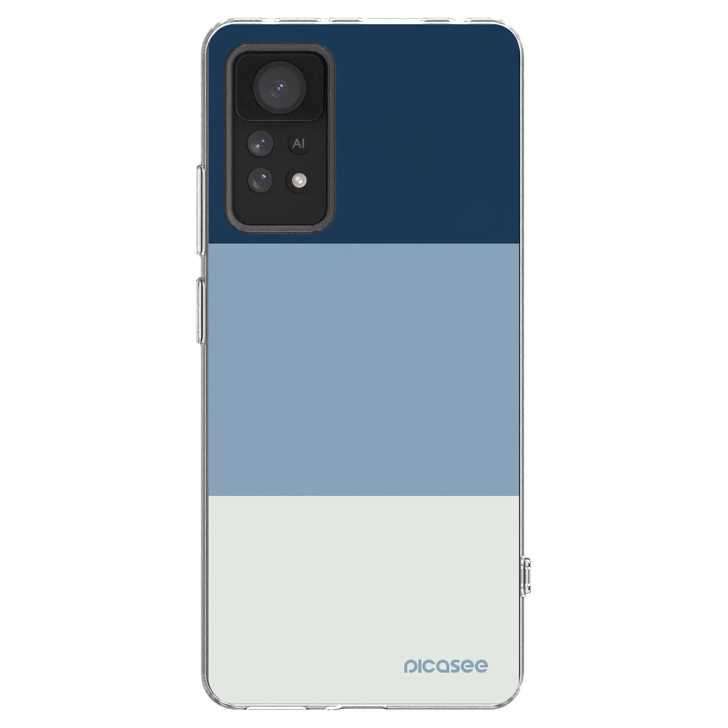 Picasee Xiaomi Redmi Note 11 Pro Hülle - Transparentes Silikon - Coastal Blue