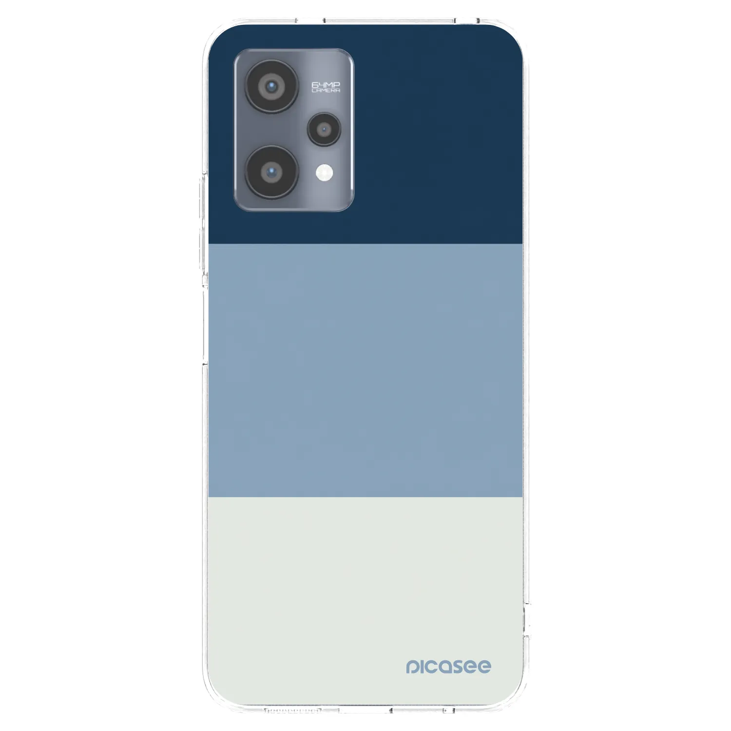Picasee Realme 9 Pro 5G Hülle - Transparentes Silikon - Coastal Blue