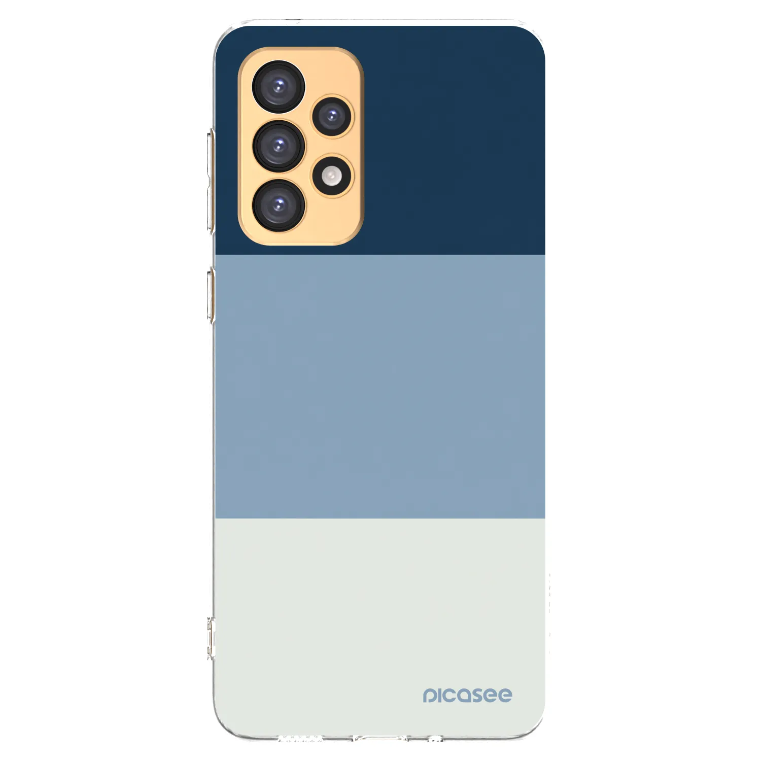 Picasee Samsung Galaxy A33 5G A336 Hülle - Transparentes Silikon - Coastal Blue