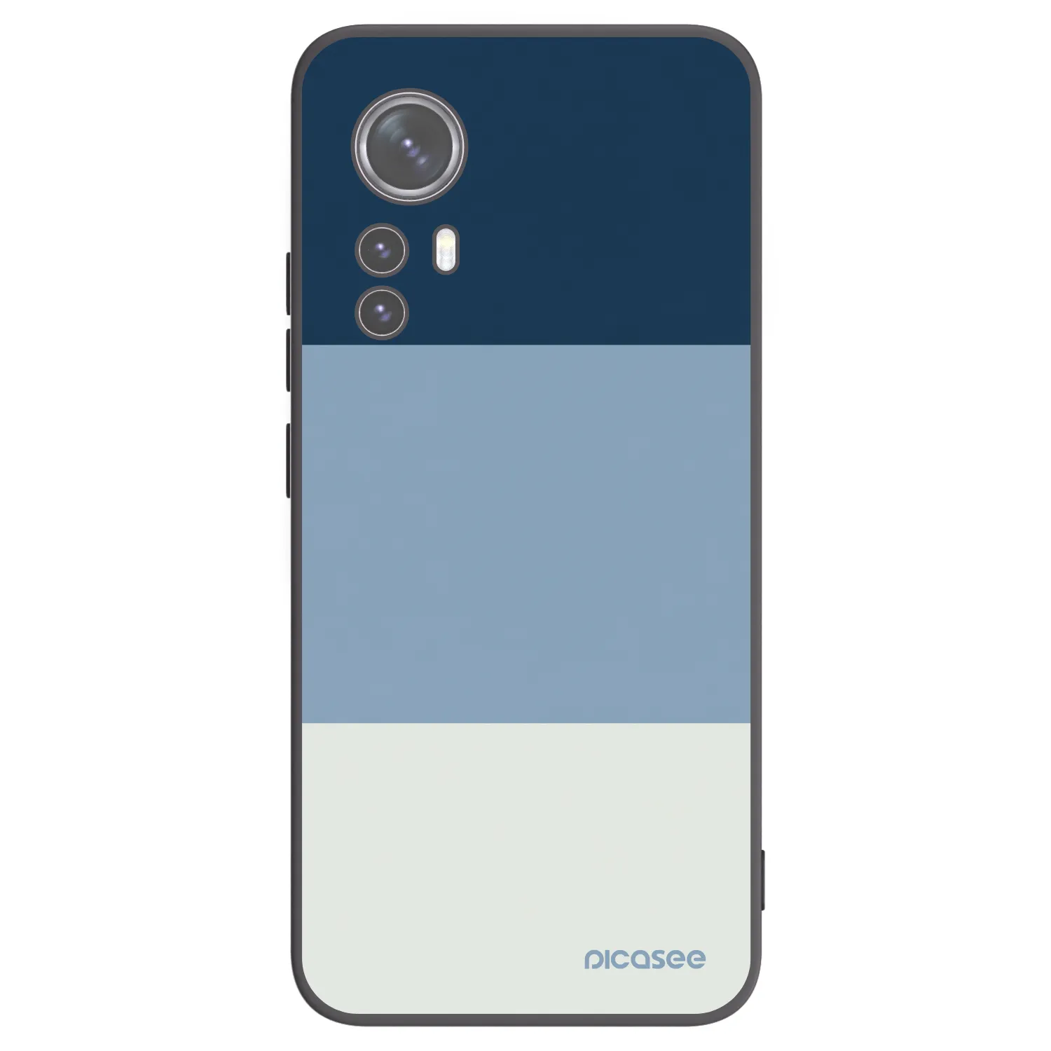 Picasee Xiaomi 12X Hülle - Schwarzes Silikon - Coastal Blue