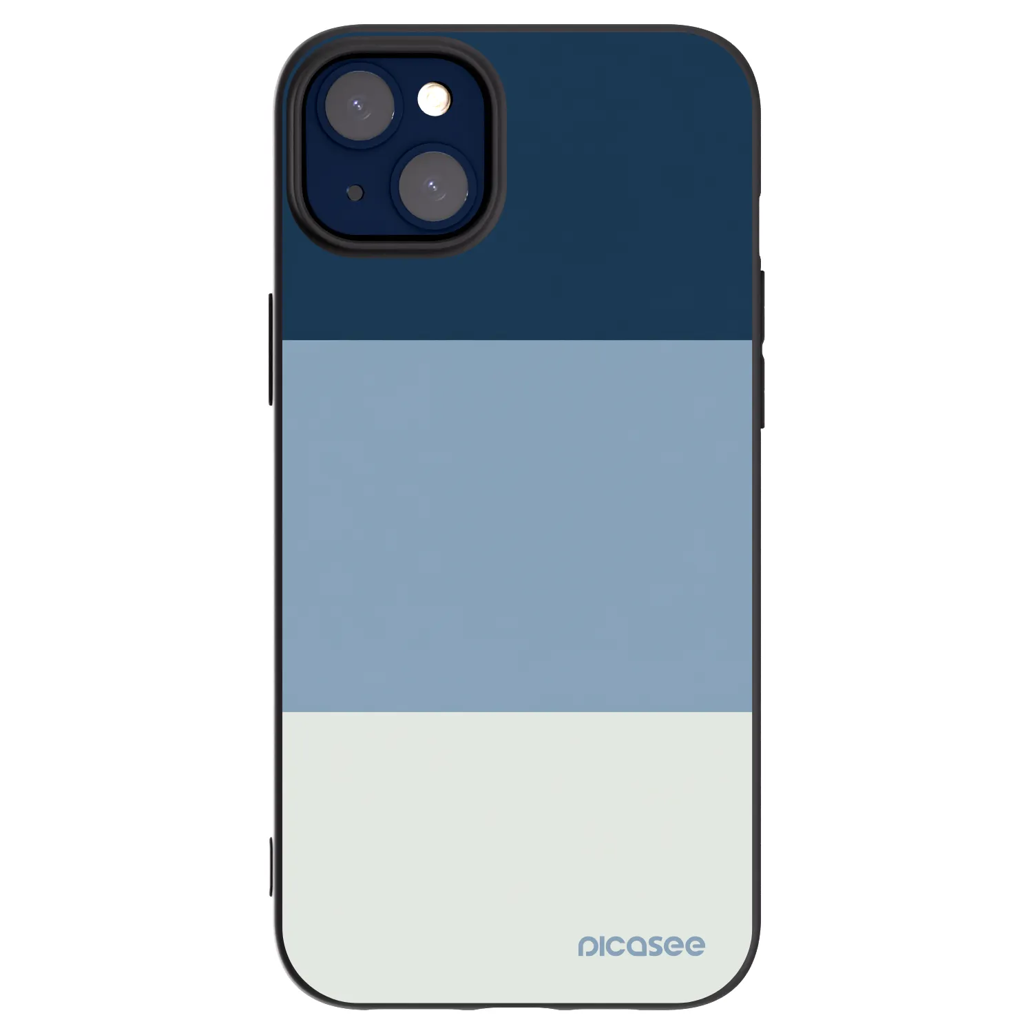 Picasee Apple iPhone 14 Plus Hülle - Schwarzes Silikon - Coastal Blue