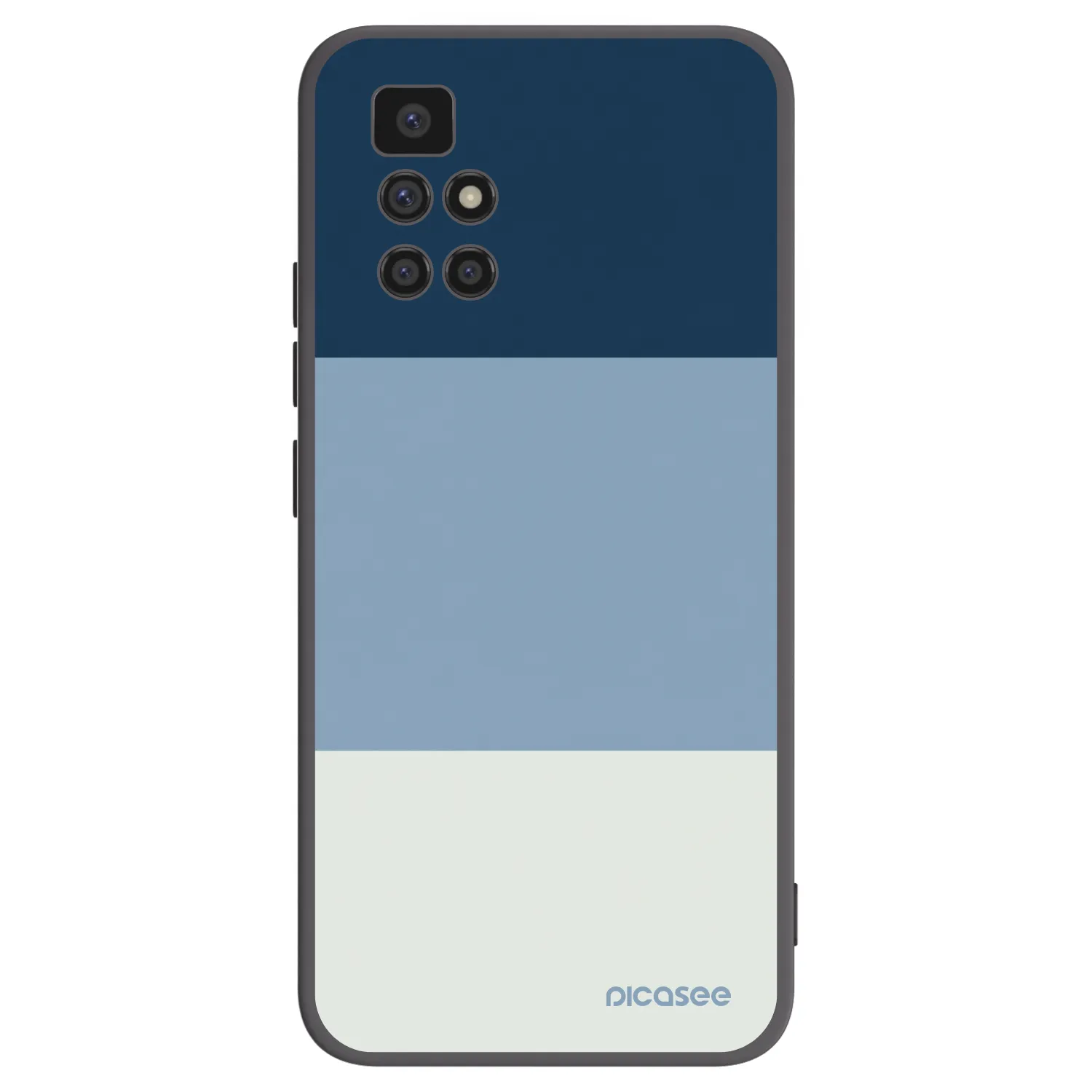 Picasee Xiaomi Redmi 10 (2022) Hülle - Schwarzes Silikon - Coastal Blue