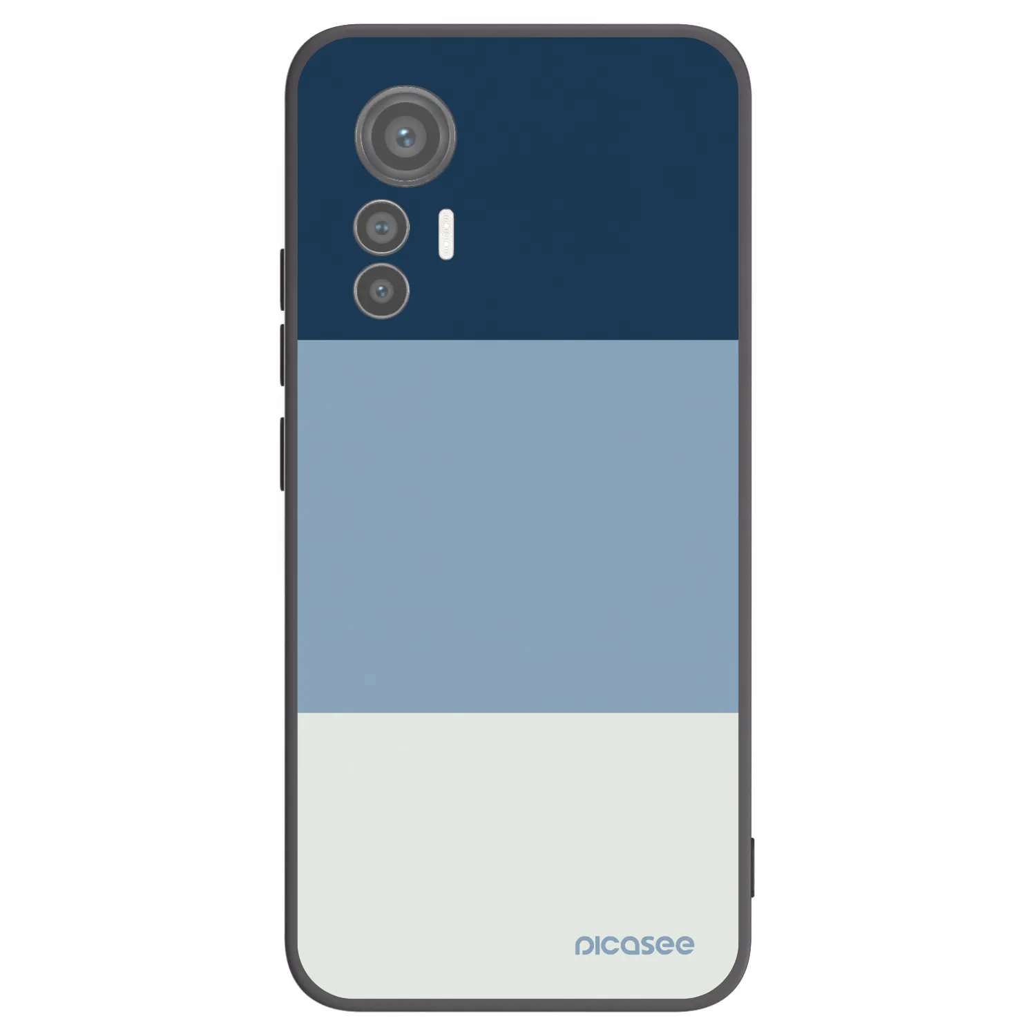 Picasee Xiaomi 12 Lite Hülle - Schwarzes Silikon - Coastal Blue