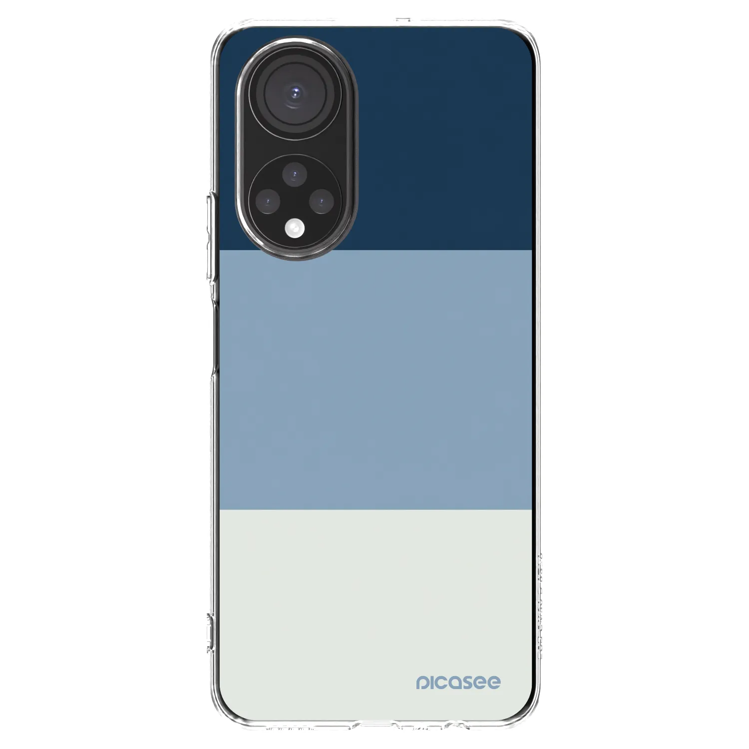 Picasee Honor X7 Hülle - Transparentes Silikon - Coastal Blue