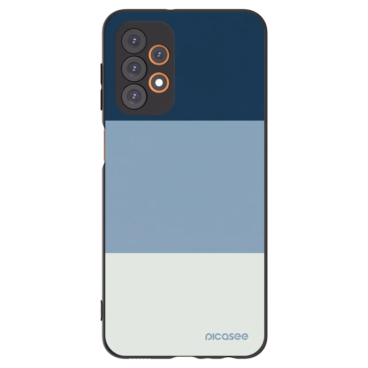 Picasee Samsung Galaxy A23 A236B 5G Hülle - Schwarzes Silikon - Coastal Blue