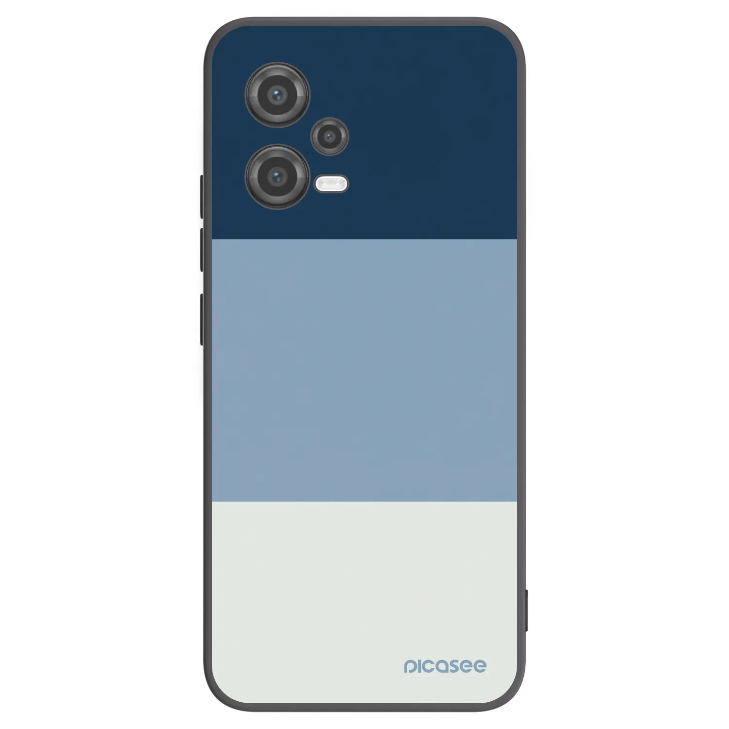 Picasee Xiaomi Poco X5 Hülle - Schwarzes Silikon - Coastal Blue