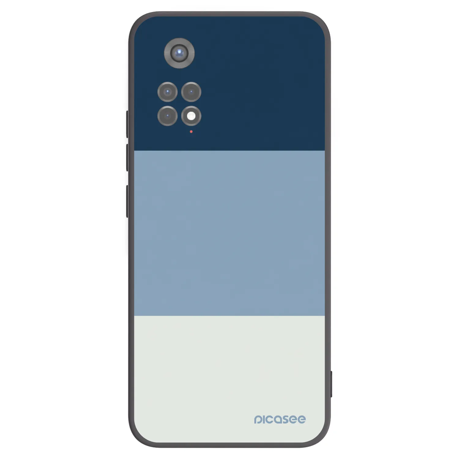 Picasee Xiaomi Redmi Note 11S 5G Hülle - Schwarzes Silikon - Coastal Blue