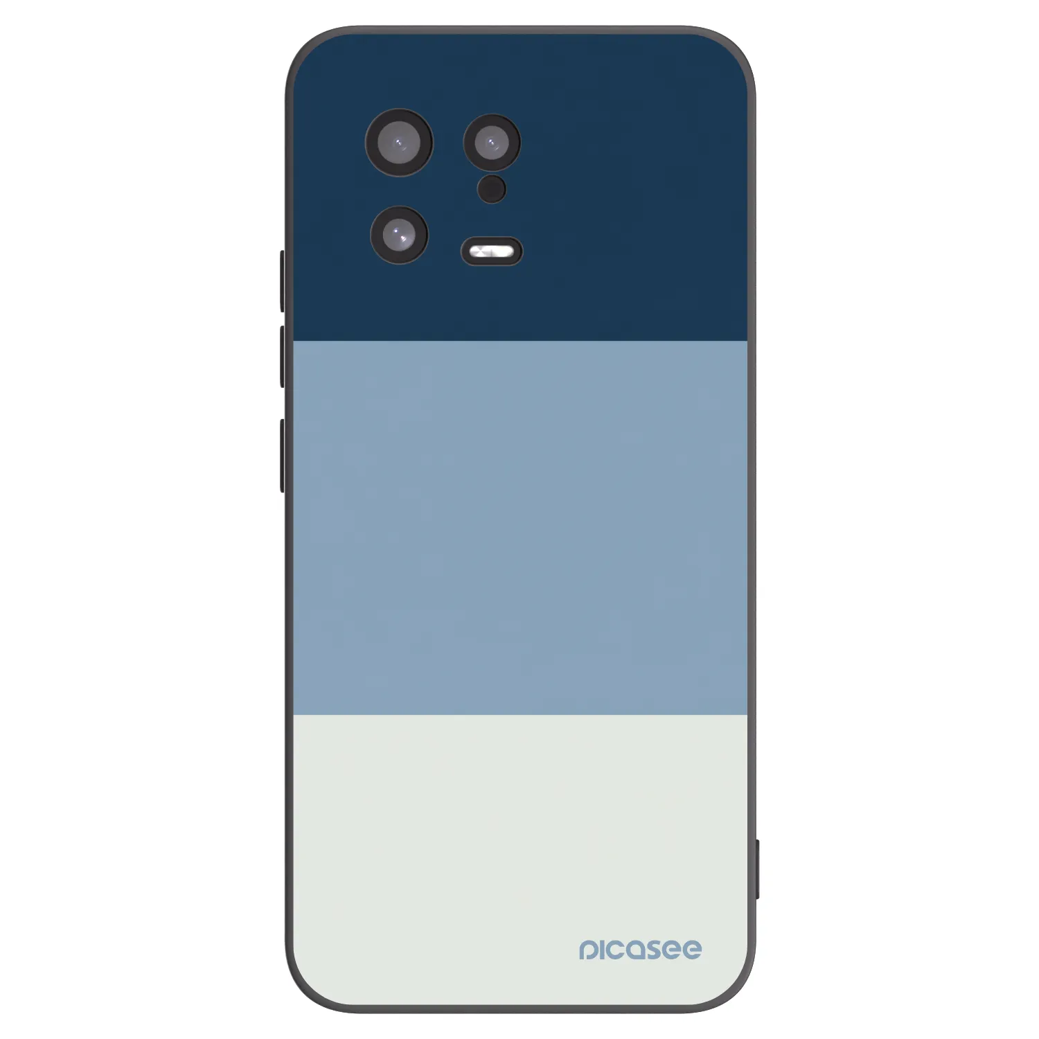 Picasee Xiaomi 13 Hülle - Schwarzes Silikon - Coastal Blue