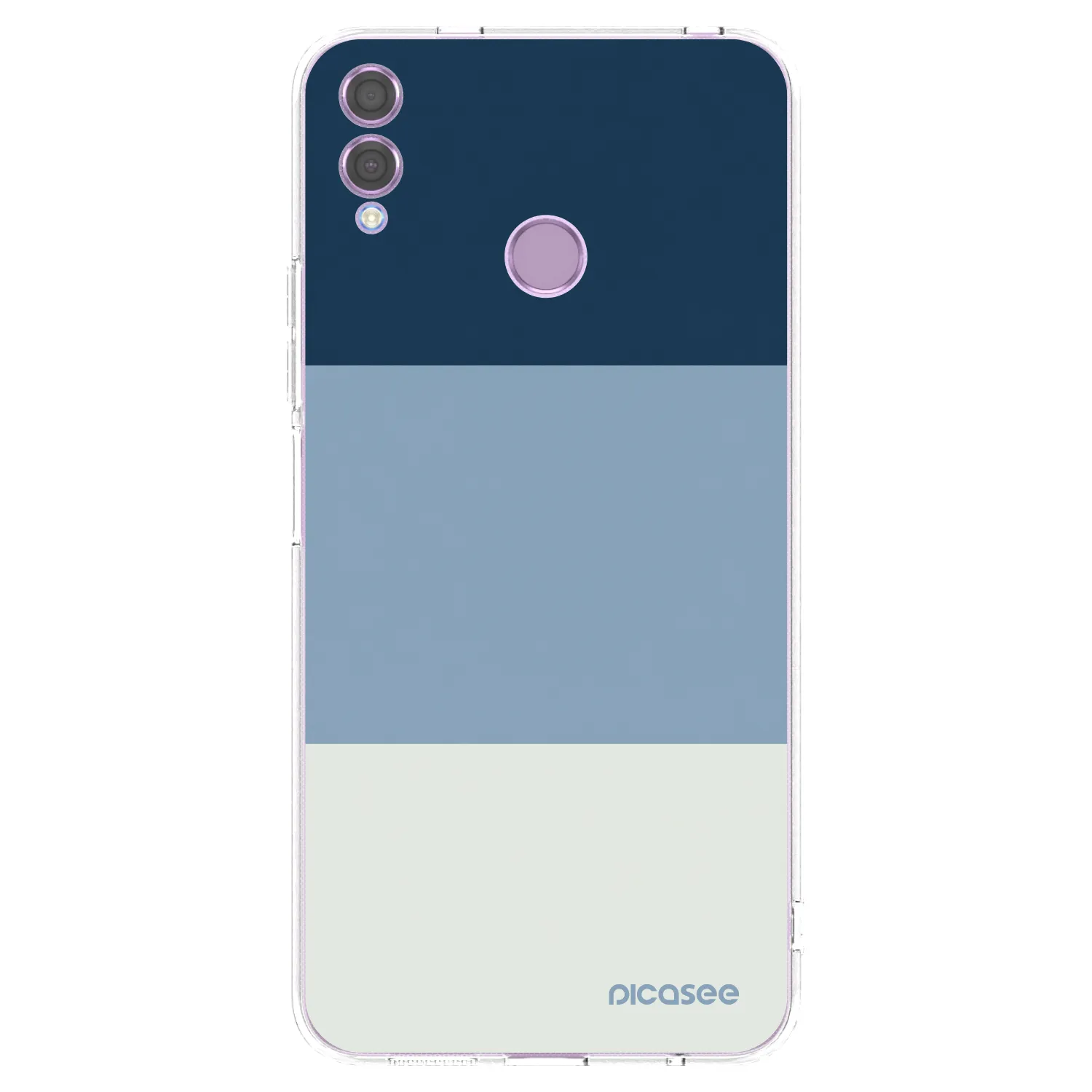 Picasee Honor 8X Hülle - Transparentes Silikon - Coastal Blue