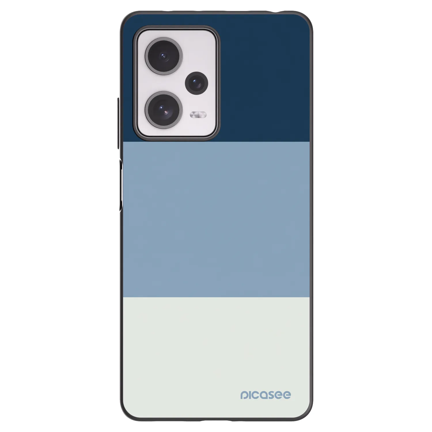 Picasee Xiaomi Redmi Note 12 Pro+ 5G Hülle - Schwarzes Silikon - Coastal Blue