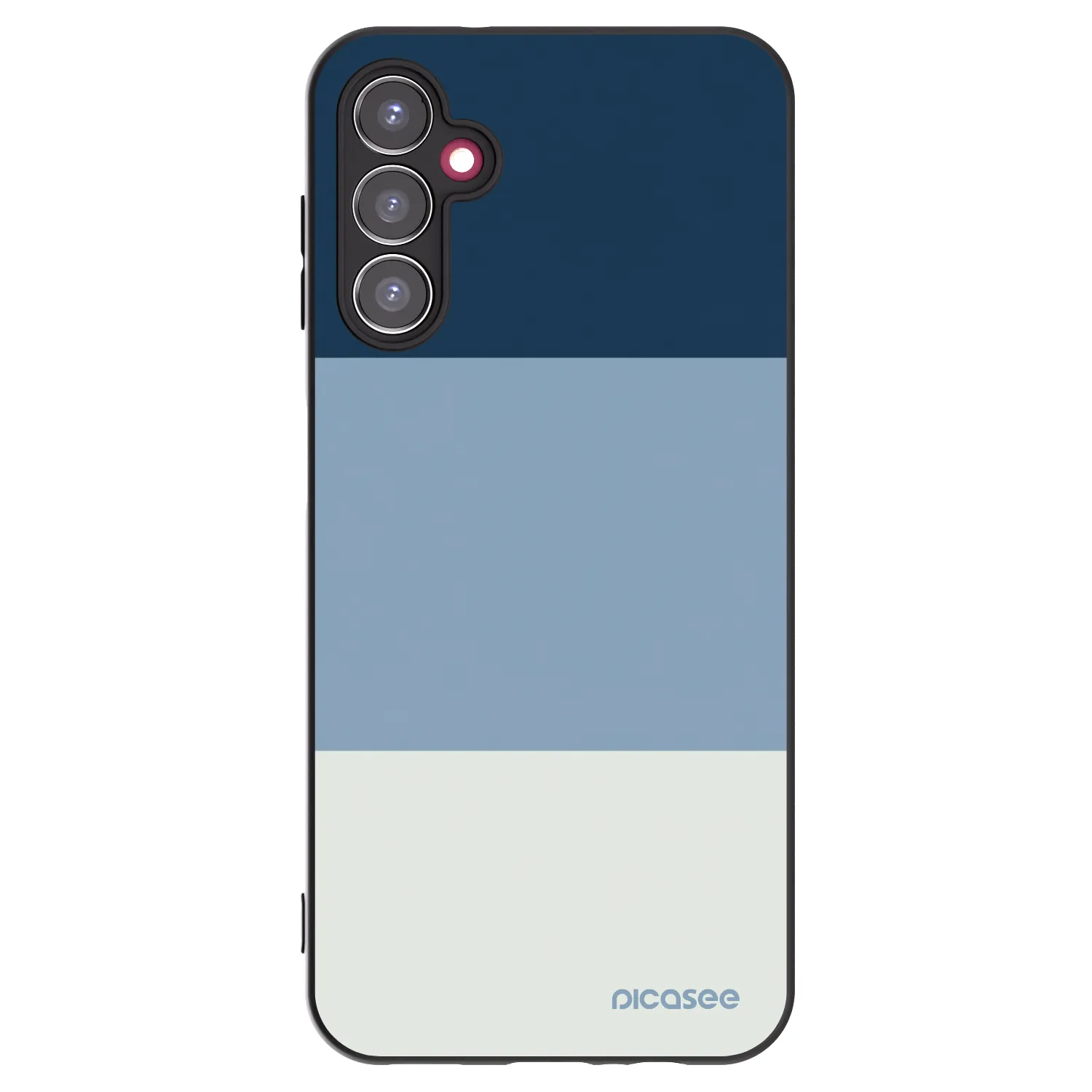 Picasee Samsung Galaxy A14 4G A145R Hülle - Schwarzes Silikon - Coastal Blue