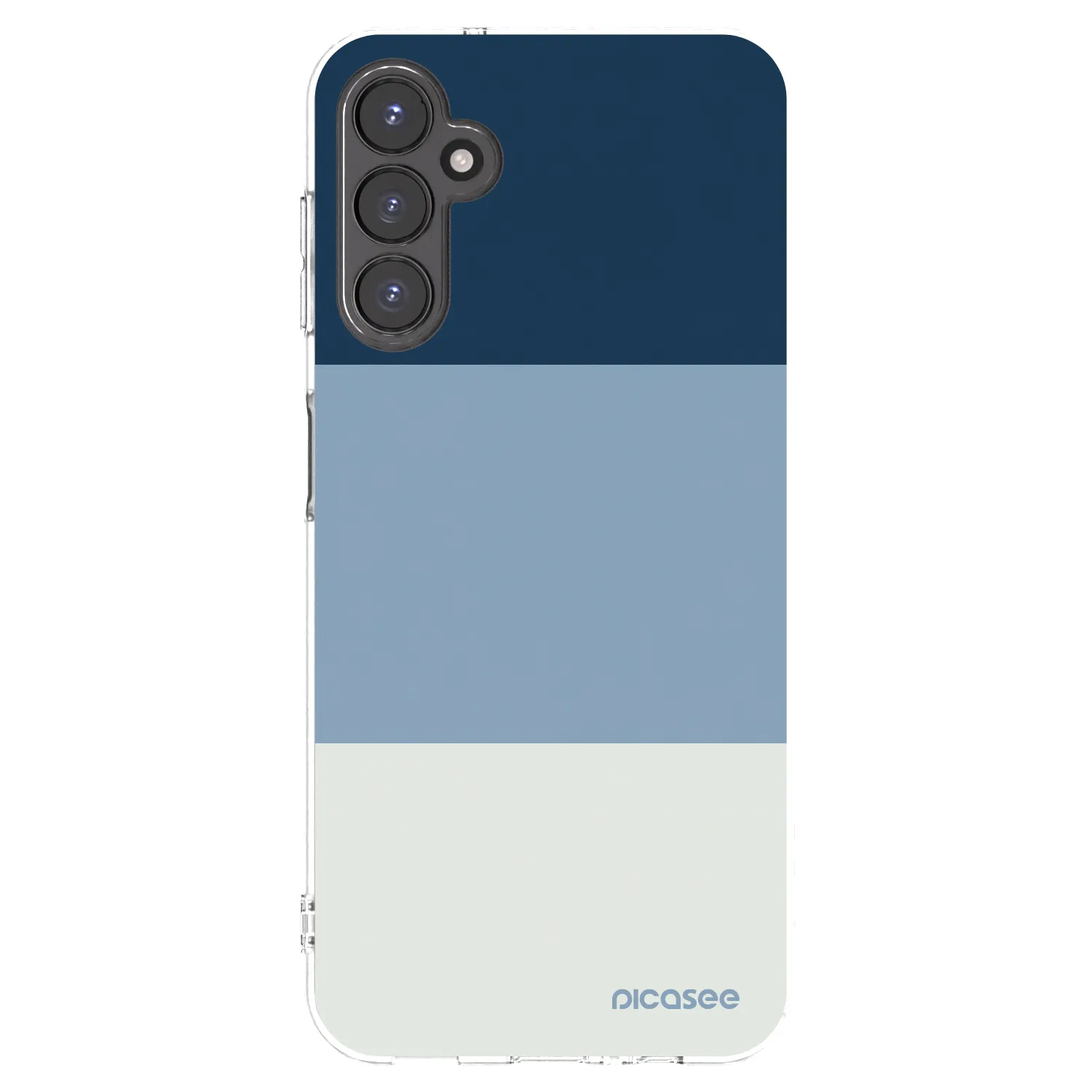 Picasee Samsung Galaxy A14 5G A146P Hülle - Transparentes Silikon - Coastal Blue