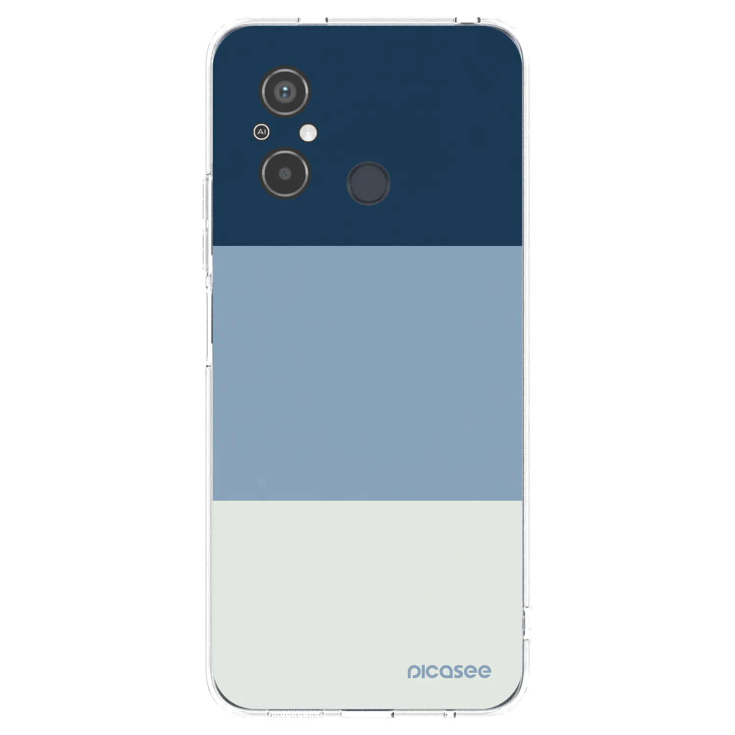 Picasee Xiaomi Redmi 12C Hülle - Transparentes Silikon - Coastal Blue
