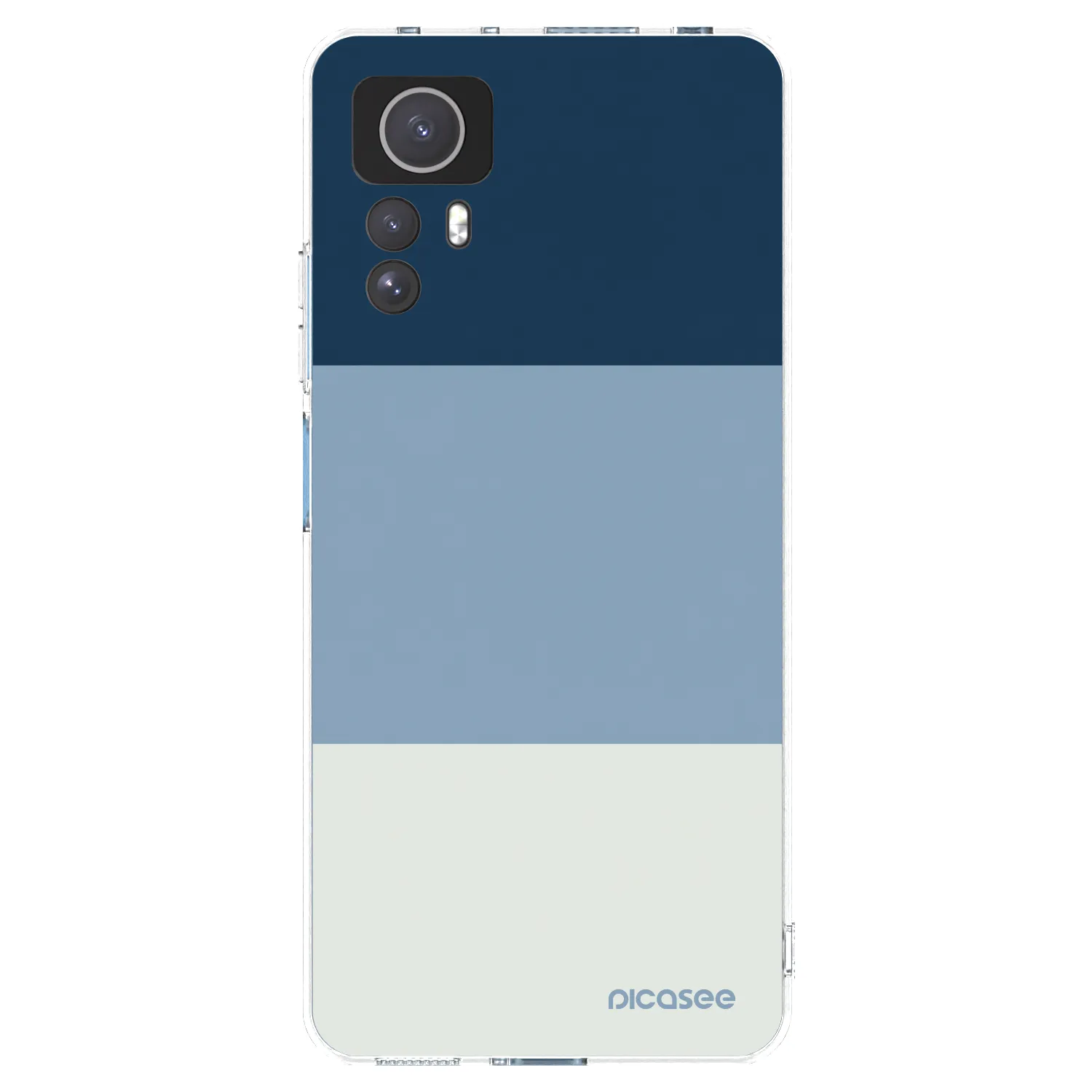 Picasee Xiaomi Redmi Note 12S Hülle - Transparentes Silikon - Coastal Blue