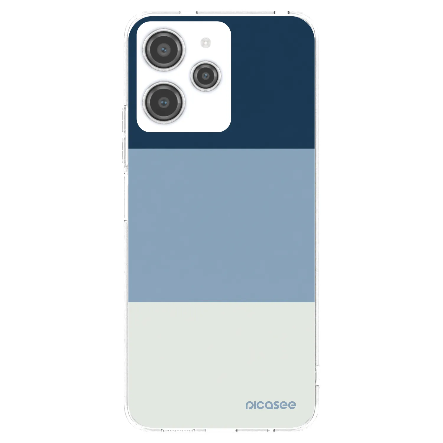 Picasee Xiaomi Redmi 12 4G Hülle - Transparentes Silikon - Coastal Blue