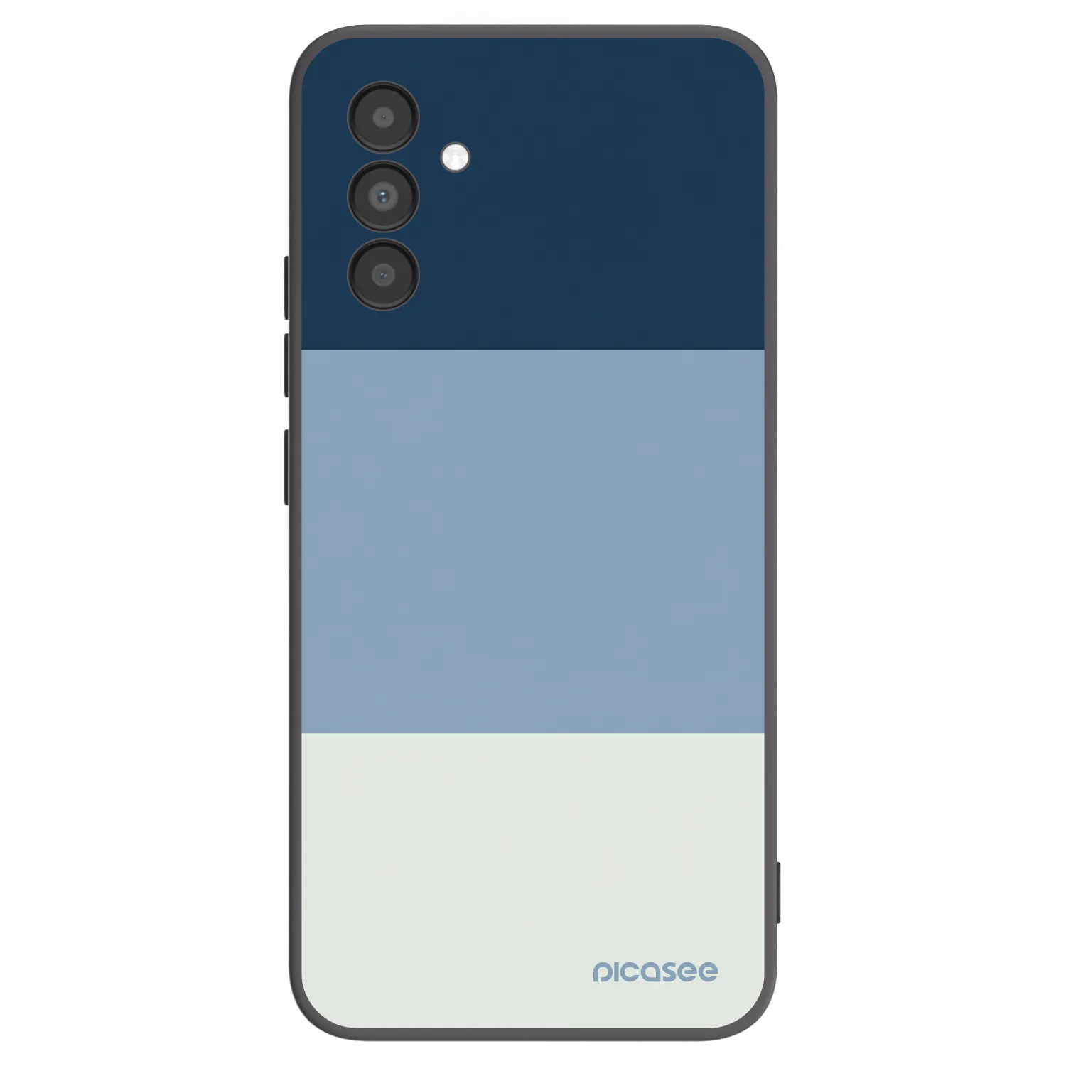 Picasee Samsung Galaxy A04s A047F Hülle - Schwarzes Silikon - Coastal Blue