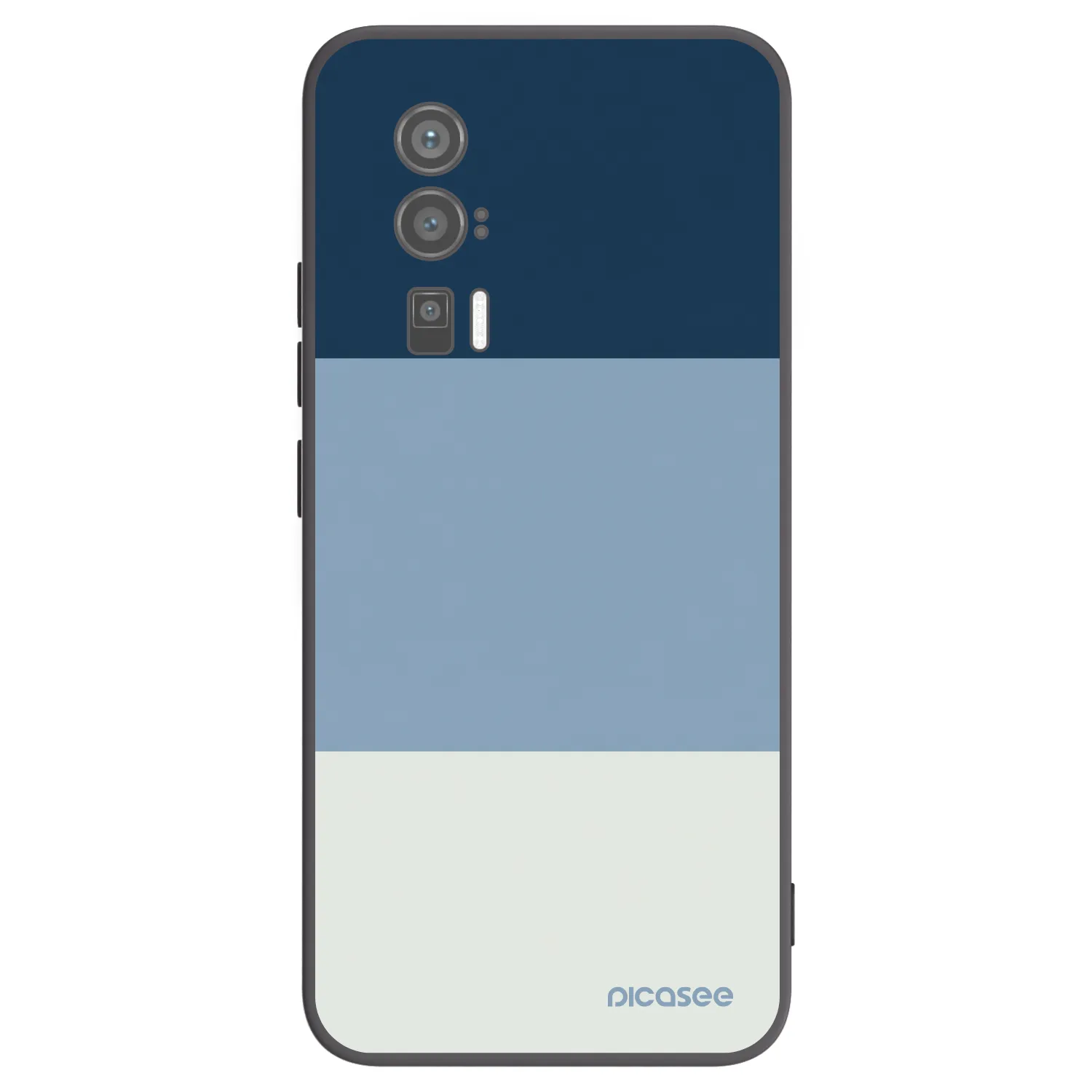 Picasee Xiaomi Poco F5 Pro 5G Hülle - Schwarzes Silikon - Coastal Blue