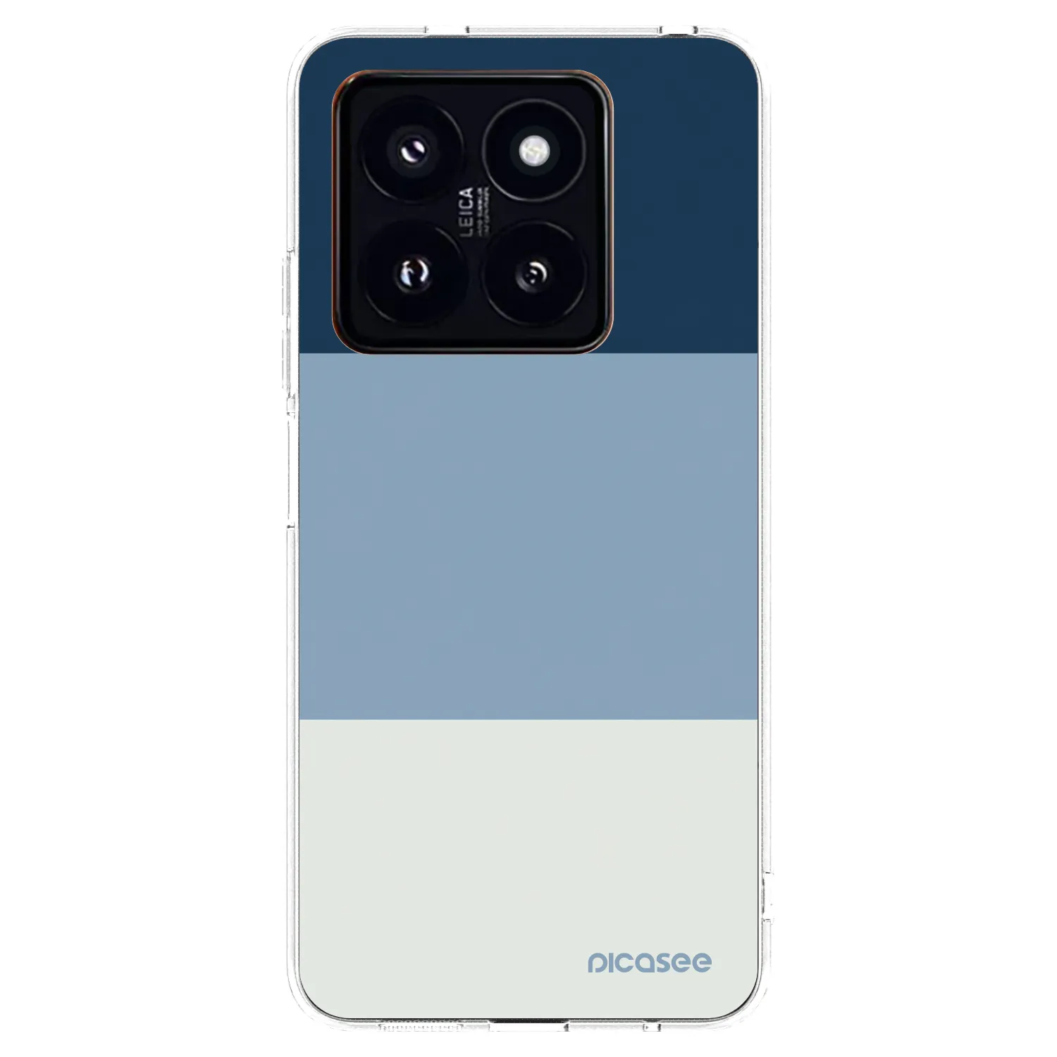 Picasee Xiaomi 14 Pro Hülle - Transparentes Silikon - Coastal Blue