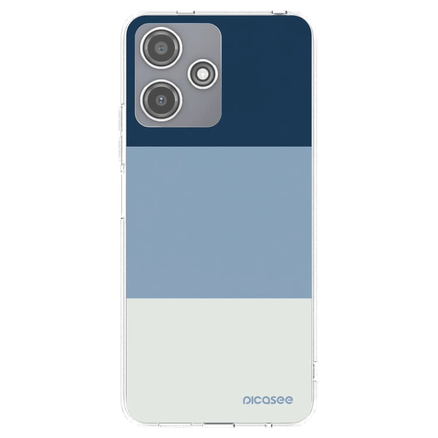 Picasee Xiaomi Redmi 12 5G Hülle - Transparentes Silikon - Coastal Blue