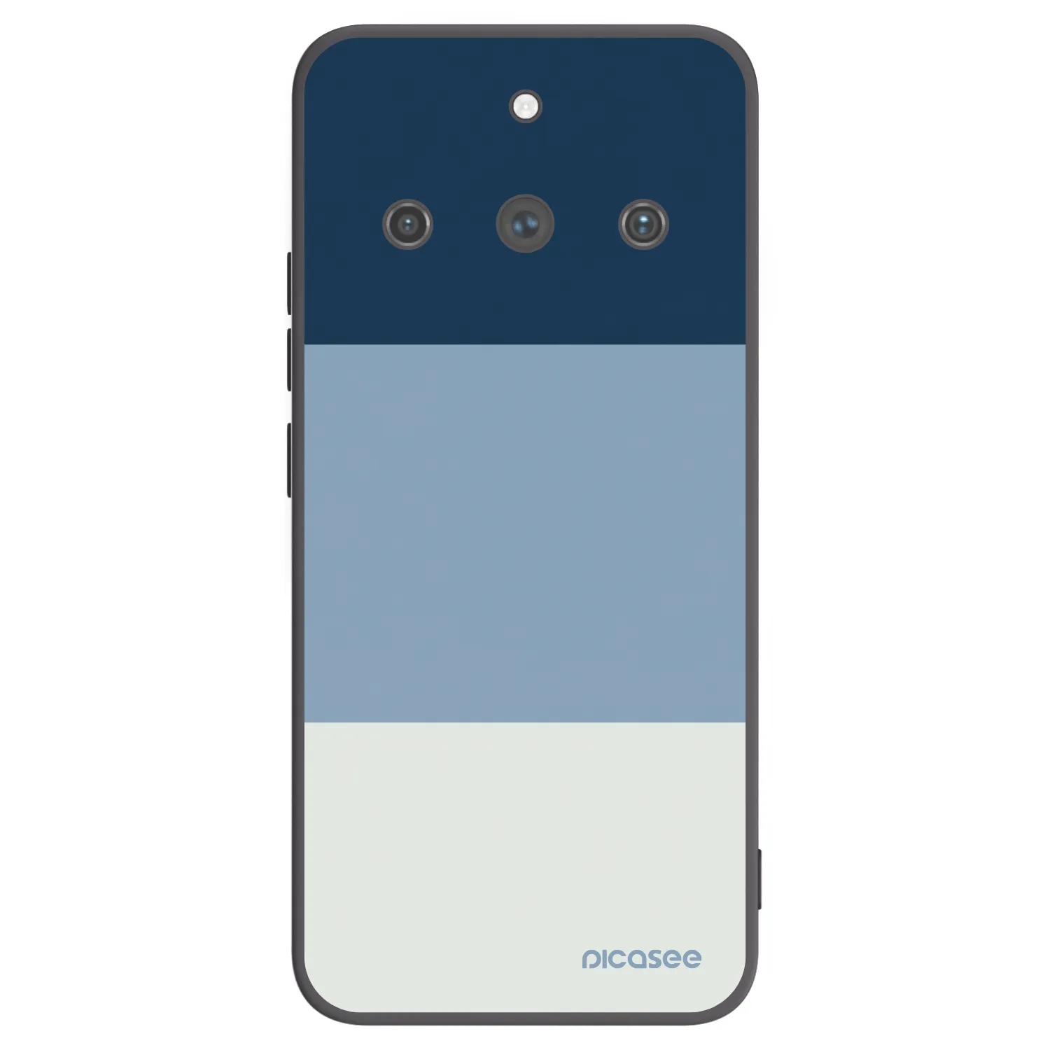 Picasee Realme 11 Pro+ Hülle - Schwarzes Silikon - Coastal Blue