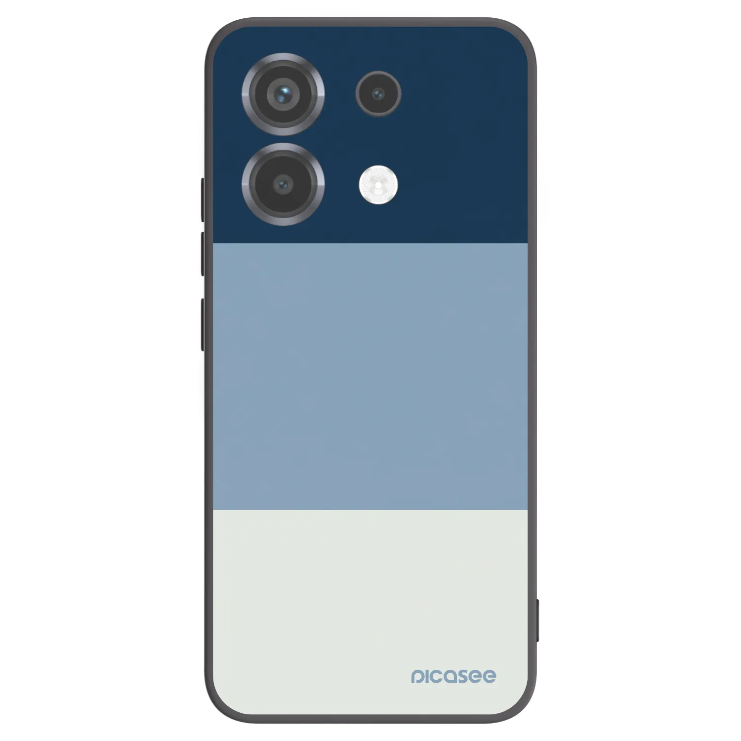 Picasee Xiaomi Poco X6 Hülle - Schwarzes Silikon - Coastal Blue