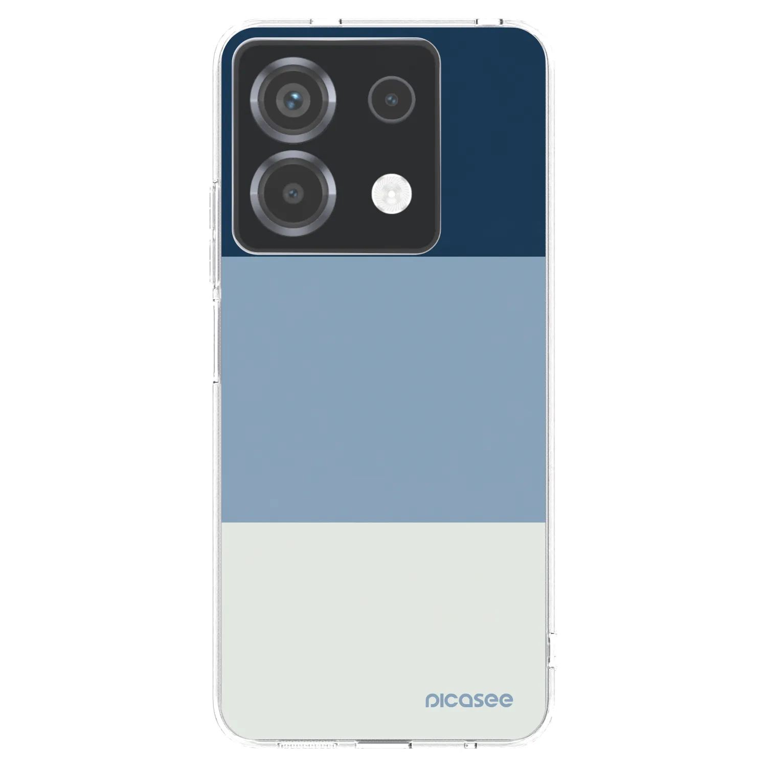 Picasee Xiaomi Poco X6 Hülle - Transparentes Silikon - Coastal Blue