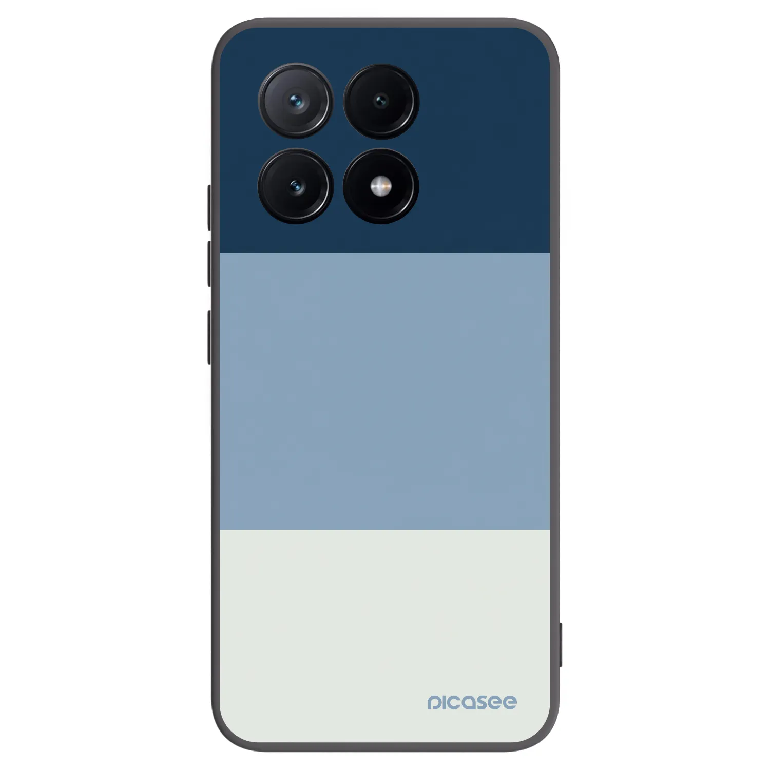 Picasee Xiaomi Poco X6 Pro Hülle - Schwarzes Silikon - Coastal Blue