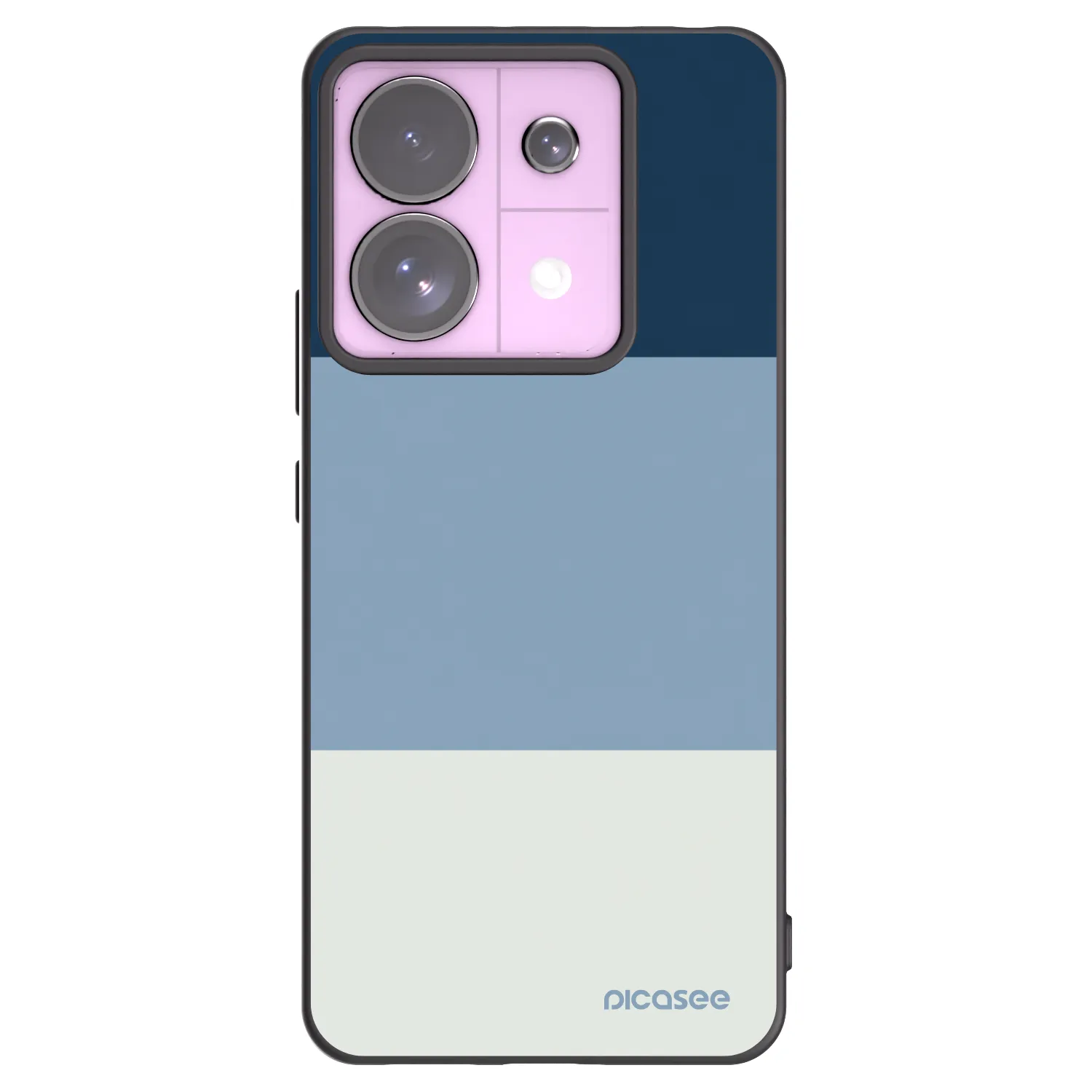 Picasee Xiaomi Redmi Note 13 Pro 5G Hülle - Schwarzes Silikon - Coastal Blue