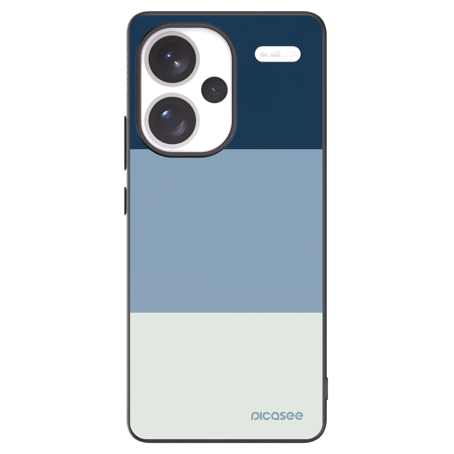 Picasee Xiaomi Redmi Note 13 Pro+ 5G Hülle - Schwarzes Silikon - Coastal Blue