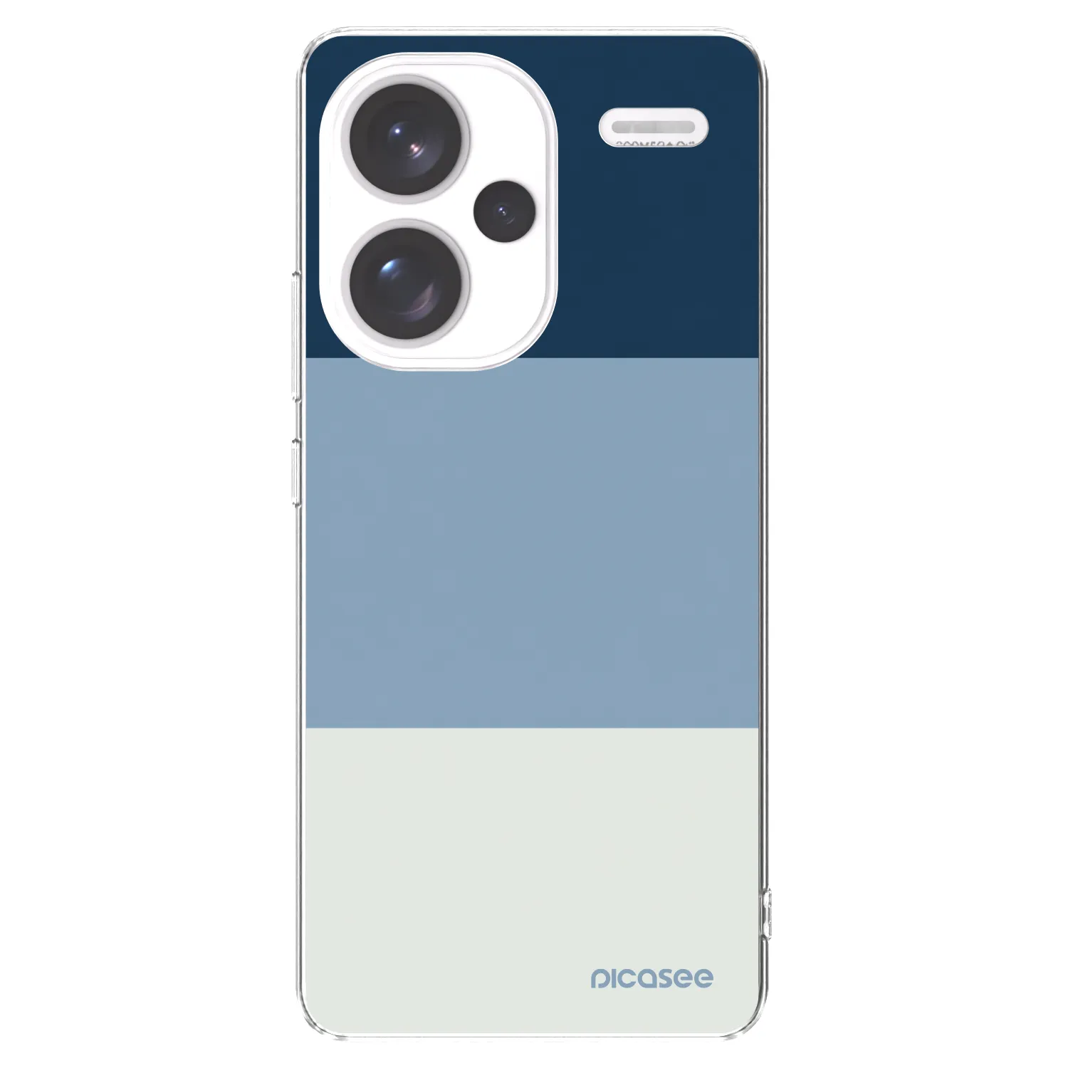 Picasee Xiaomi Redmi Note 13 Pro+ 5G Hülle - Transparentes Silikon - Coastal Blue