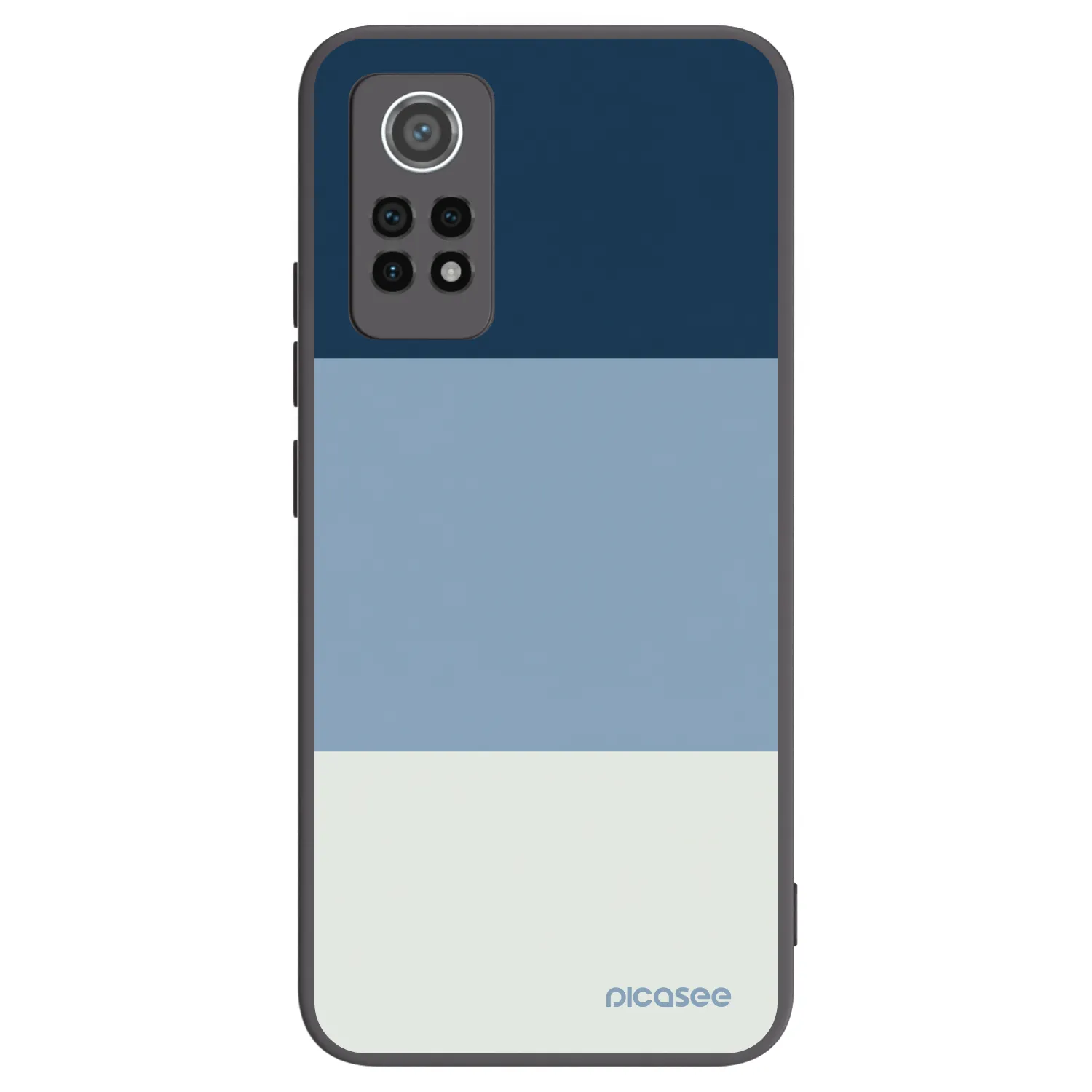 Picasee Xiaomi Redmi Note 12 Pro 4G Hülle - Schwarzes Silikon - Coastal Blue
