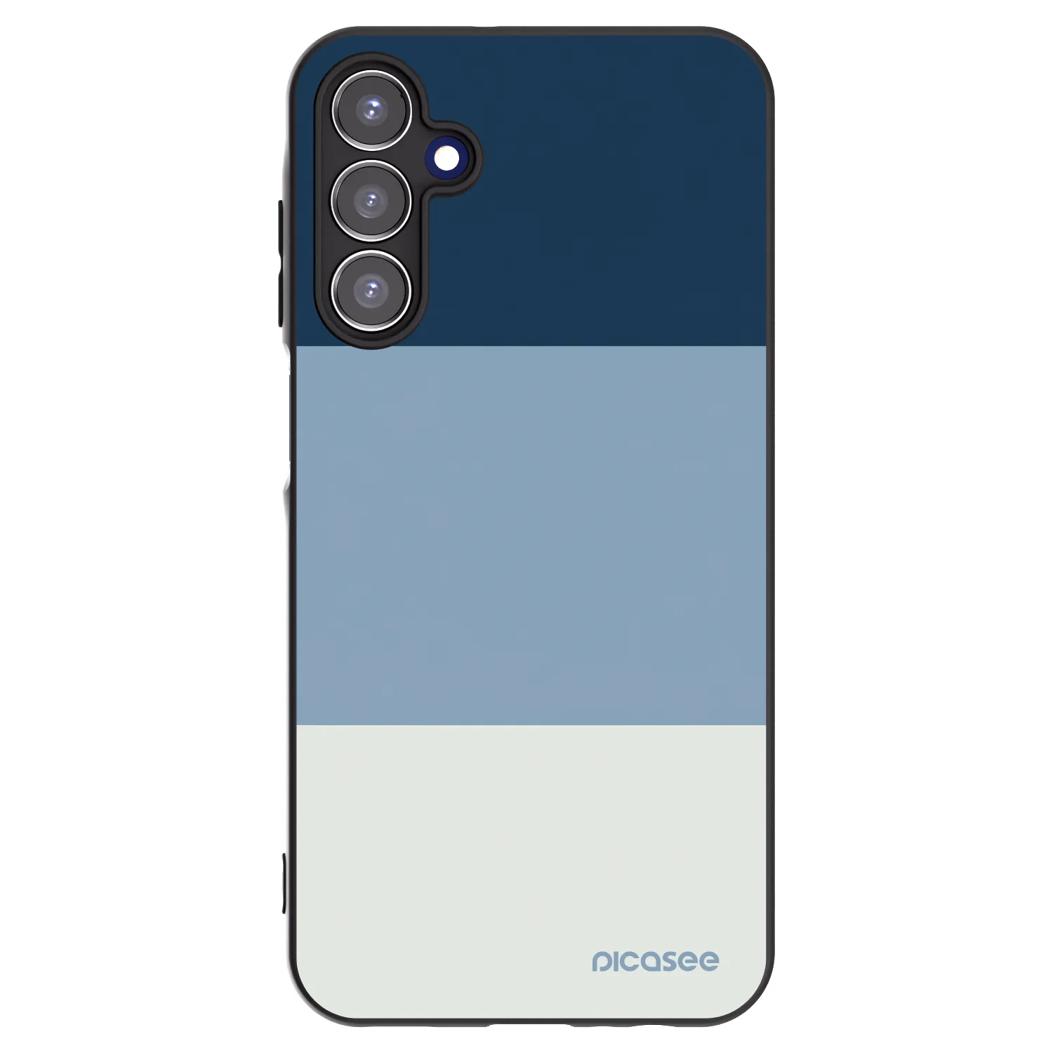 Picasee Samsung Galaxy A15 A156B 5G Hülle - Schwarzes Silikon - Coastal Blue