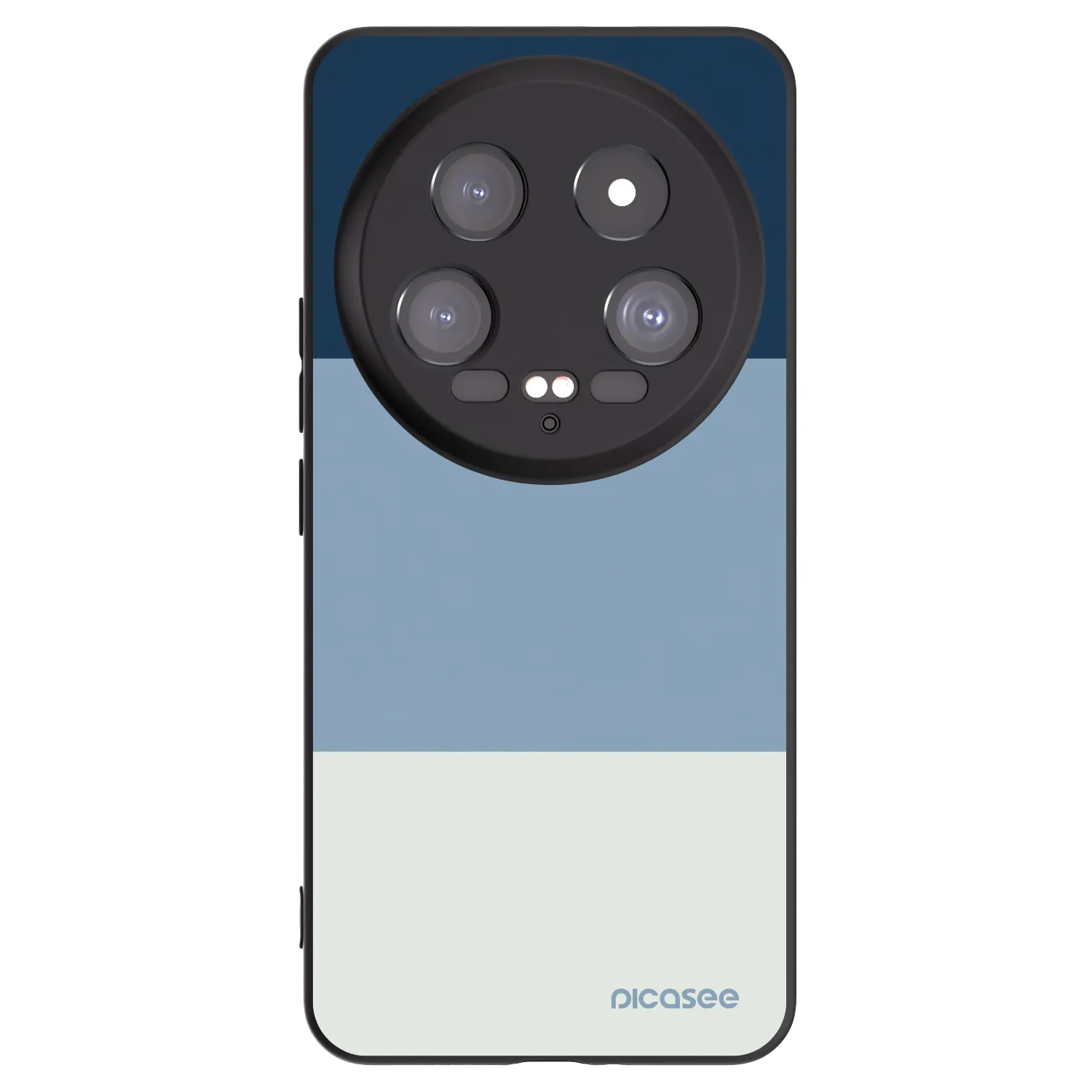 Picasee Xiaomi 14 Ultra Hülle - Schwarzes Silikon - Coastal Blue