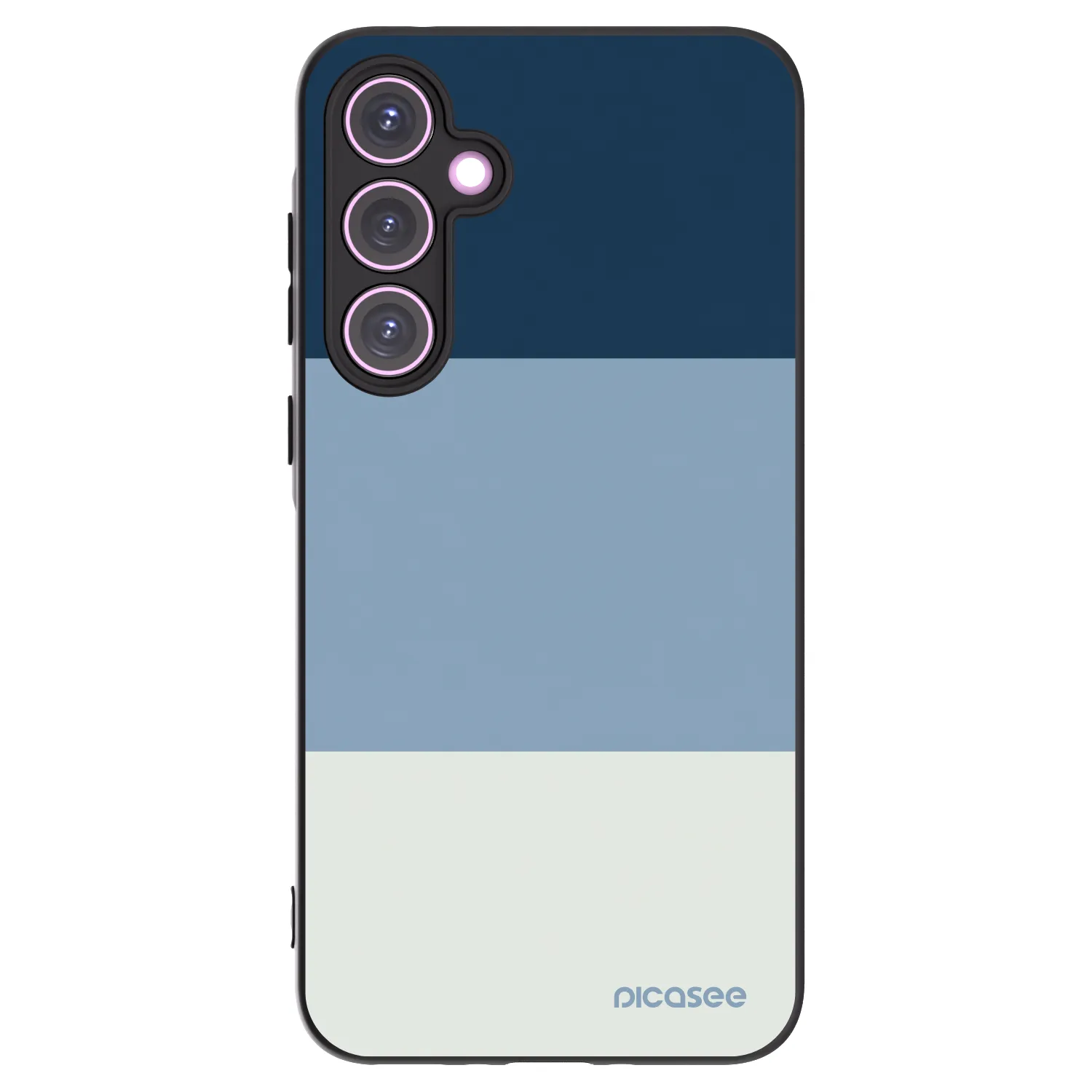 Picasee Samsung Galaxy A35 5G A356B Hülle - Schwarzes Silikon - Coastal Blue