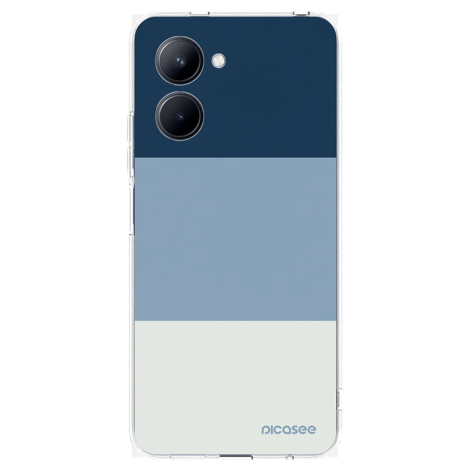 Picasee Realme C33 (2023) Hülle - Transparentes Silikon - Coastal Blue
