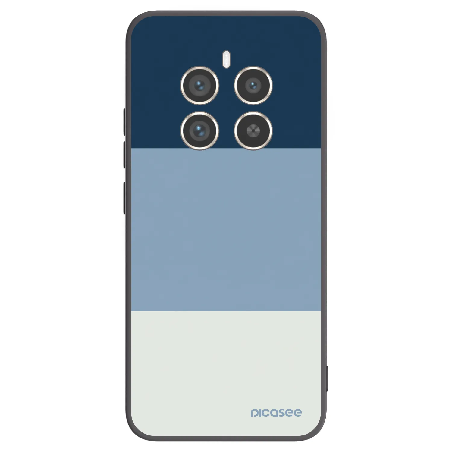 Picasee Realme 12 Pro 5G Hülle - Schwarzes Silikon - Coastal Blue