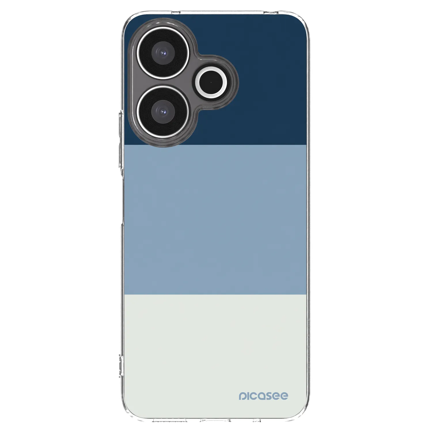 Picasee Xiaomi Redmi 13 4G Hülle - Transparentes Silikon - Coastal Blue