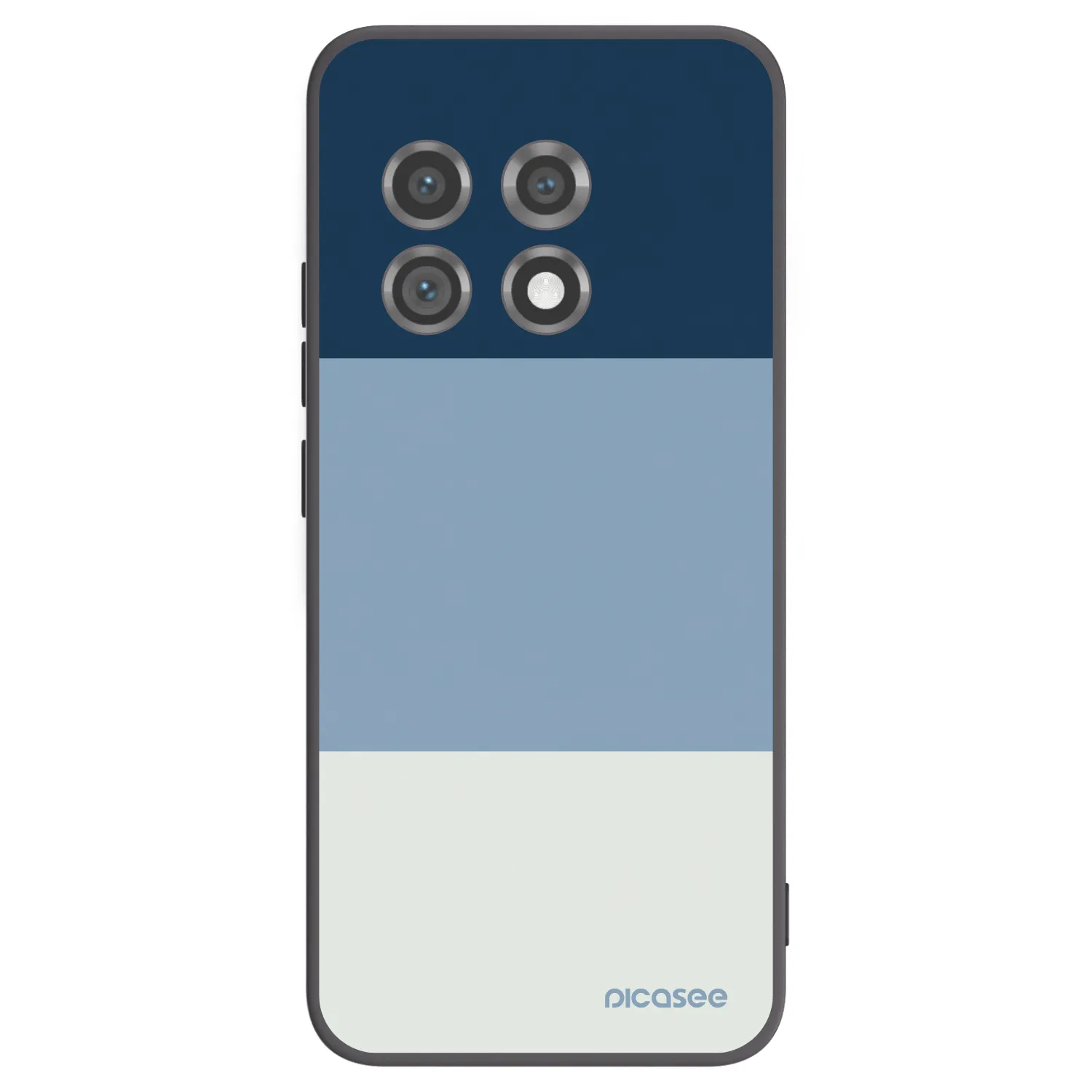 Picasee OnePlus 11 5G Hülle - Schwarzes Silikon - Coastal Blue