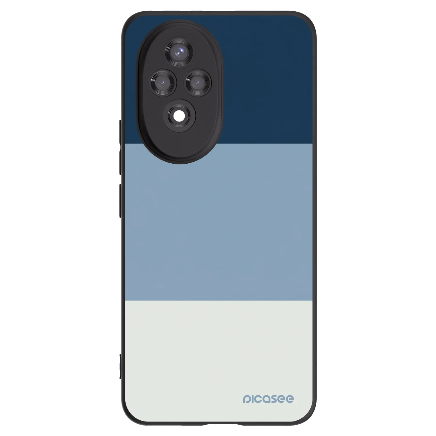 Picasee Honor 200 Pro 5G Hülle - Schwarzes Silikon - Coastal Blue