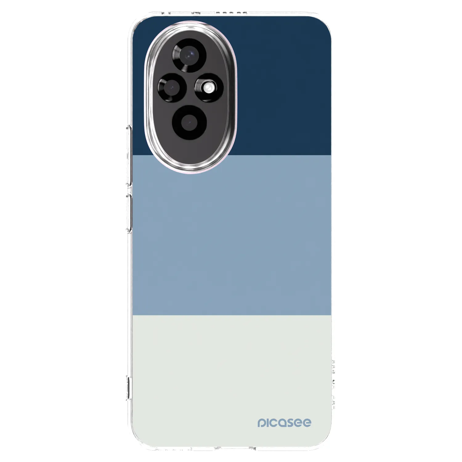Picasee Honor 200 Pro 5G Hülle - Transparentes Silikon - Coastal Blue