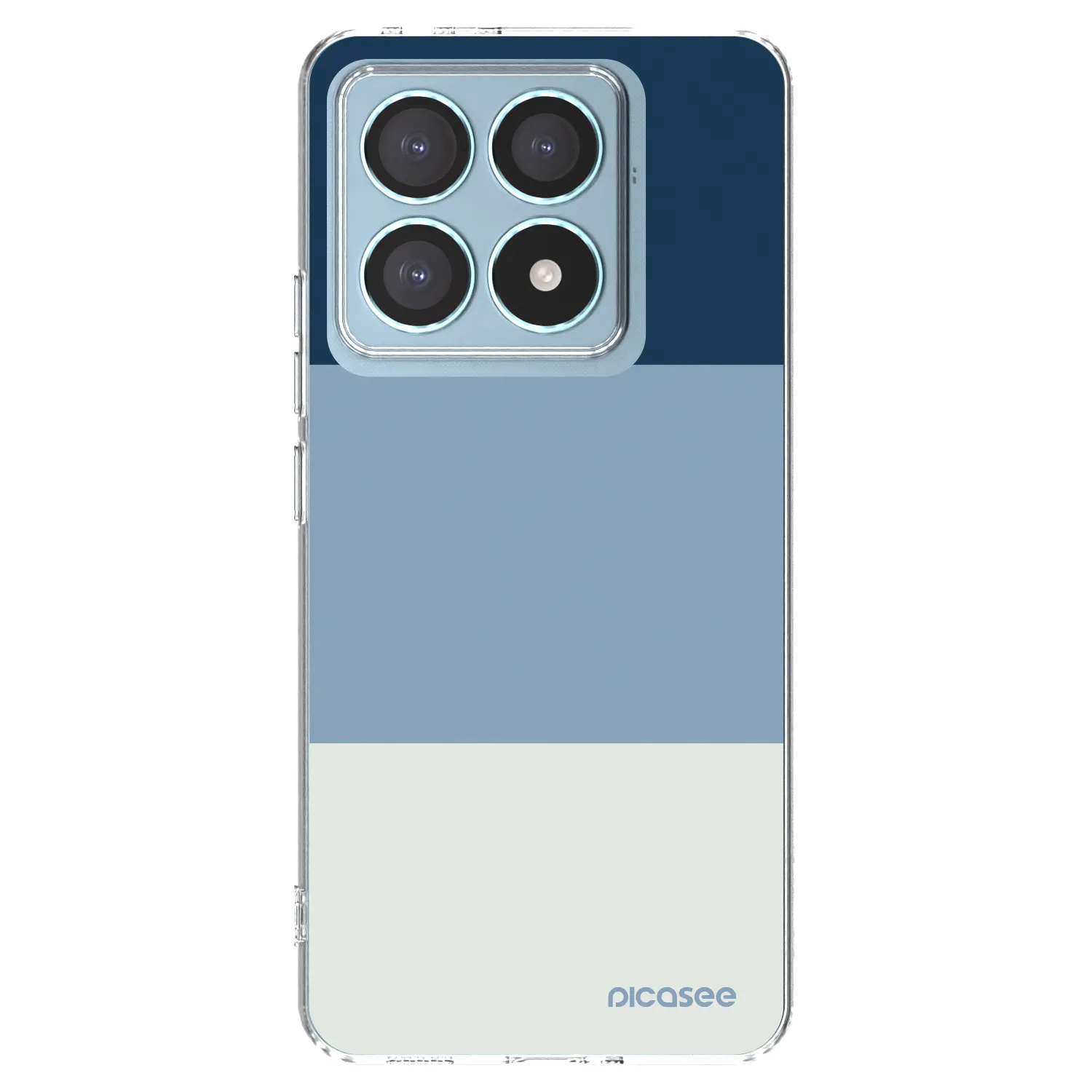 Picasee Xiaomi 14T Pro Hülle - Transparentes Silikon - Coastal Blue