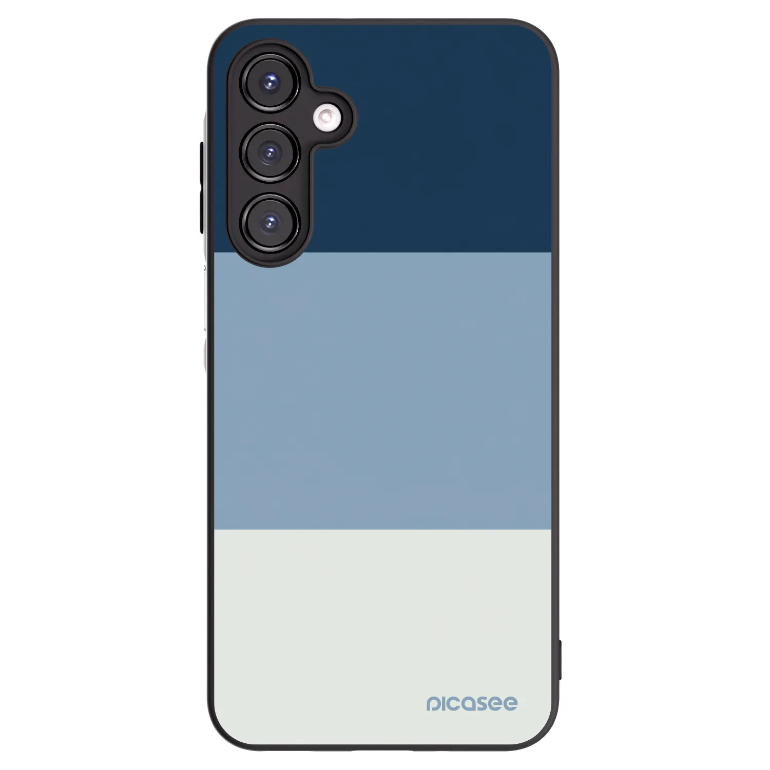 Picasee Samsung Galaxy A16 5G Hülle - Schwarzes Silikon - Coastal Blue