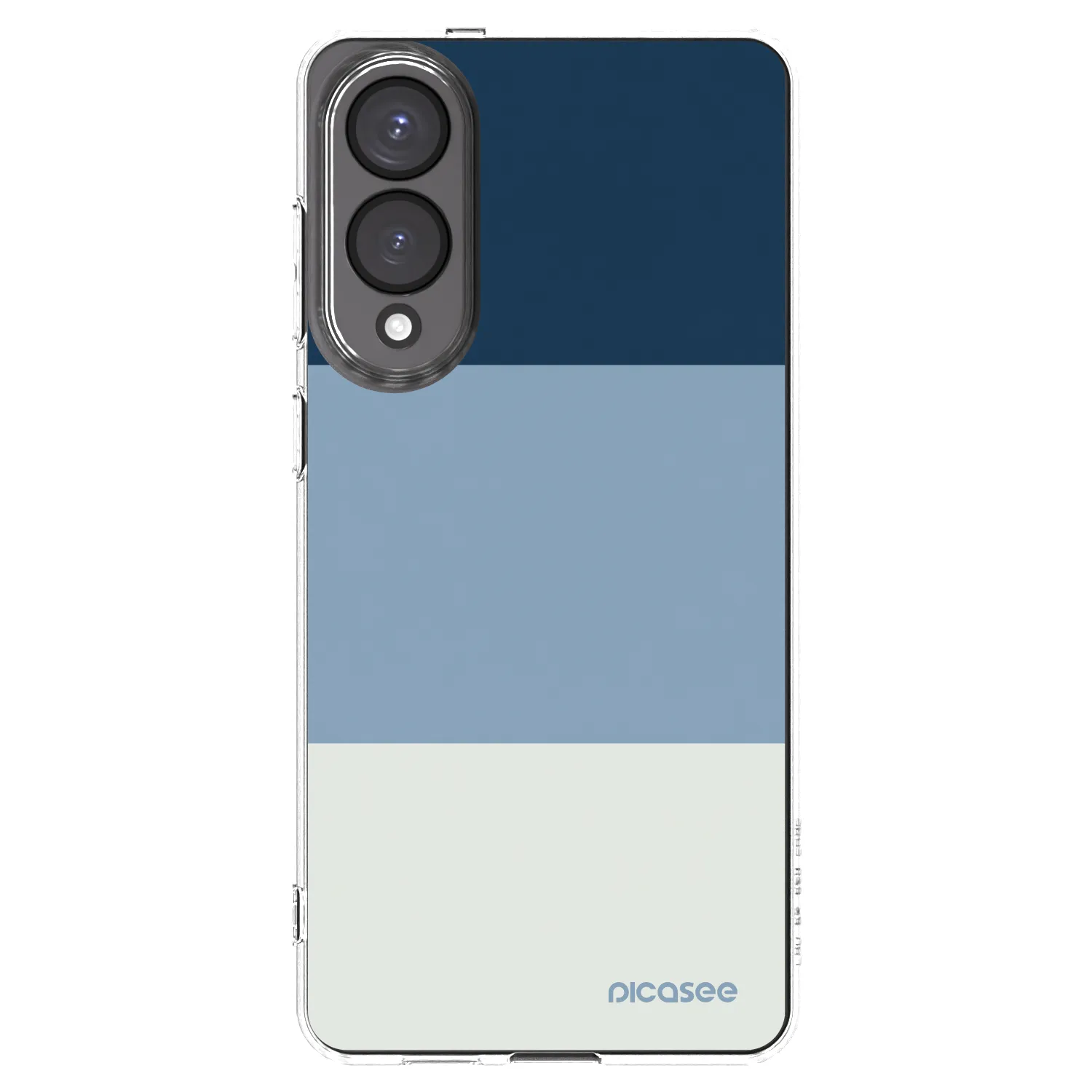Picasee Samsung Galaxy S25 Edge 5G Hülle - Transparentes Silikon - Coastal Blue