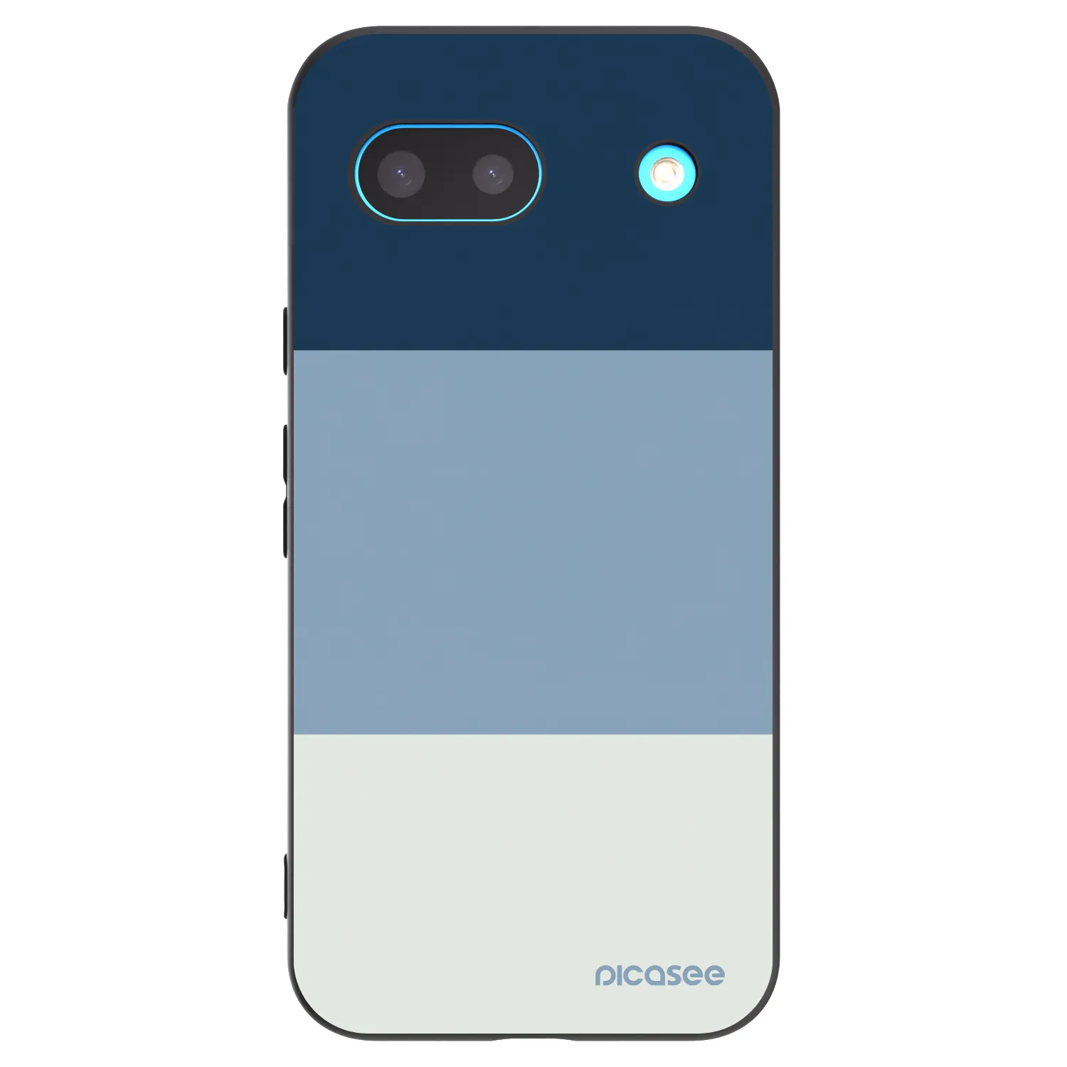 Picasee Google Pixel 8a Hülle - Schwarzes Silikon - Coastal Blue